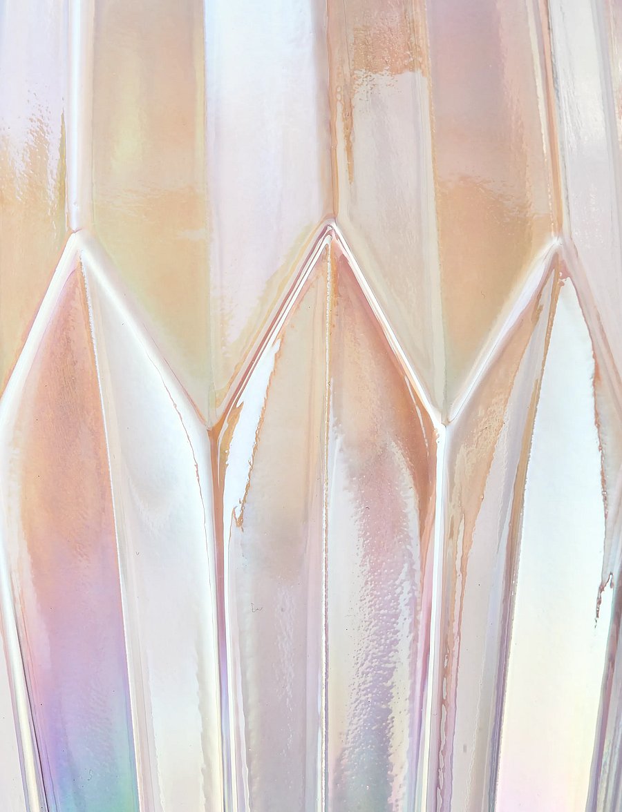 POLSPOTTEN - vase folds glass luster M - vasen - multi-colour - 3