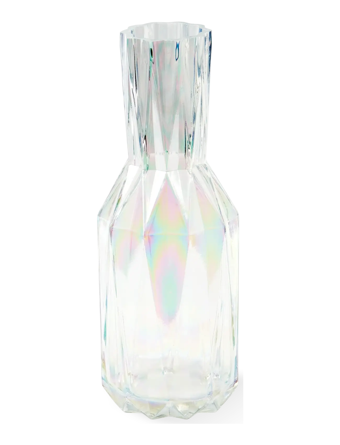 POLSPOTTEN vase folds glass luster L - Julegaver - MULTI-COLOUR / multi