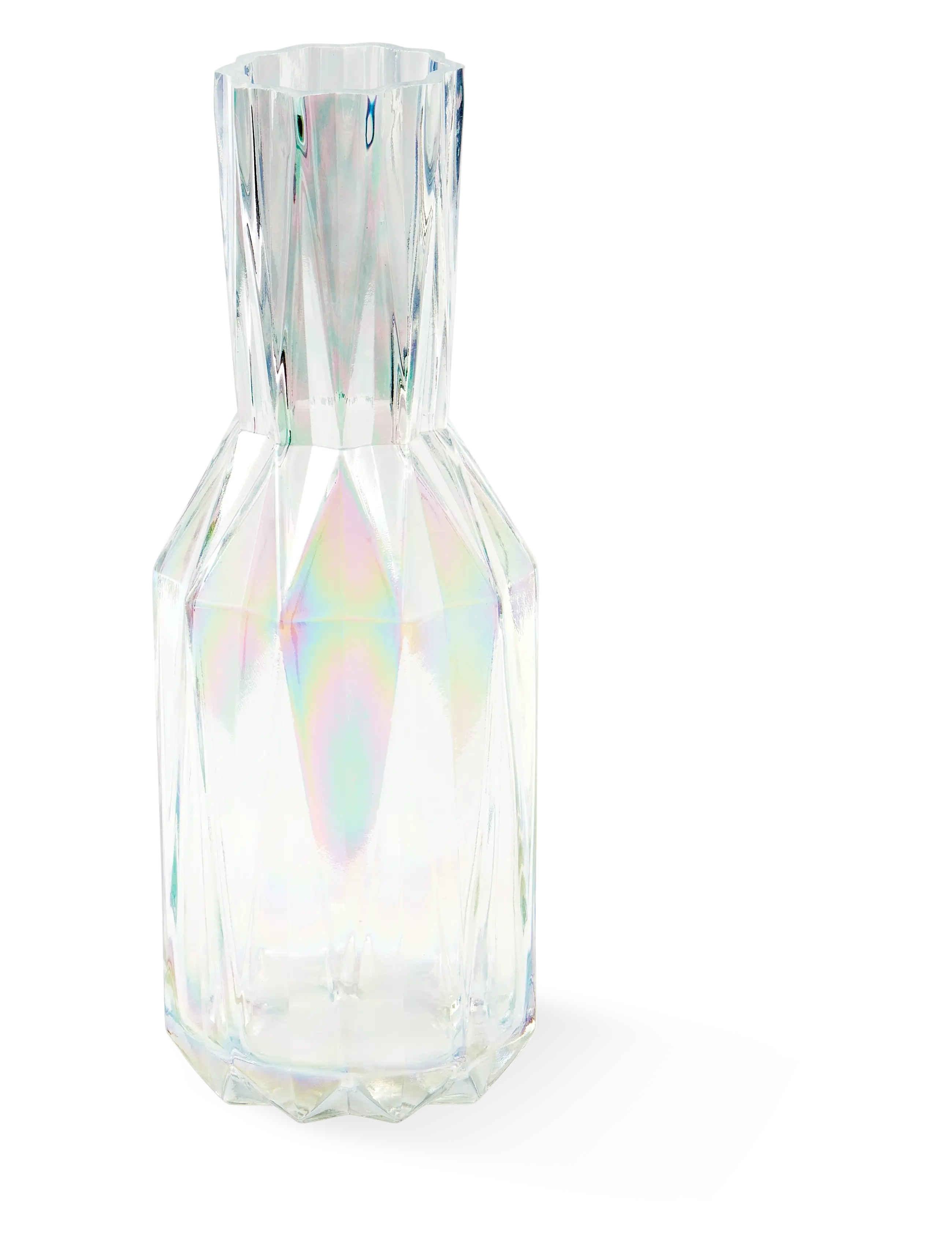 POLSPOTTEN vase folds glass luster L - Visa allt - MULTI-COLOUR / multi