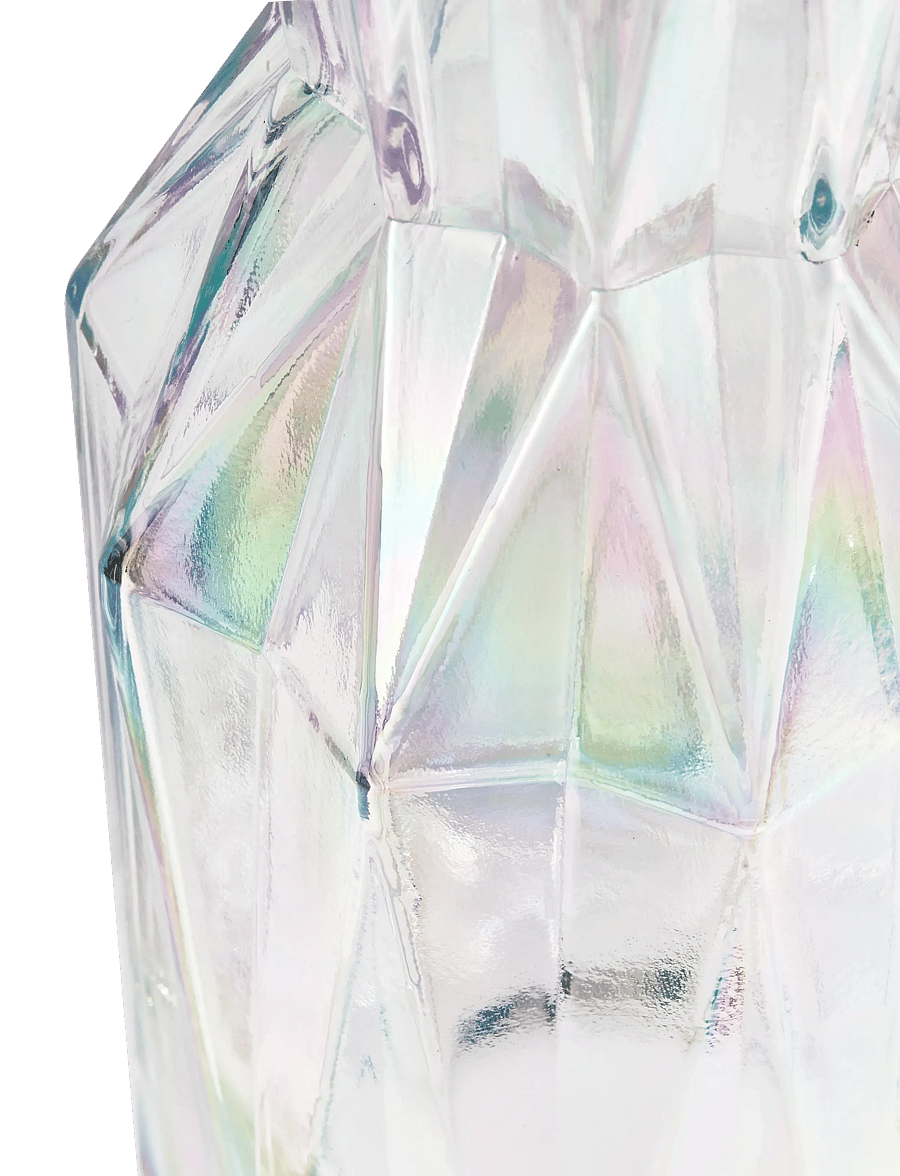 POLSPOTTEN - vase folds glass luster L - vasen - multi-colour - 4