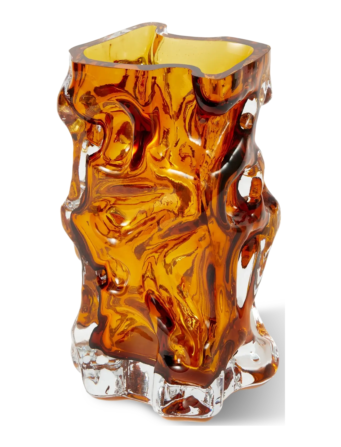POLSPOTTEN vase ice ochre - Interiør - OCHRE / brown