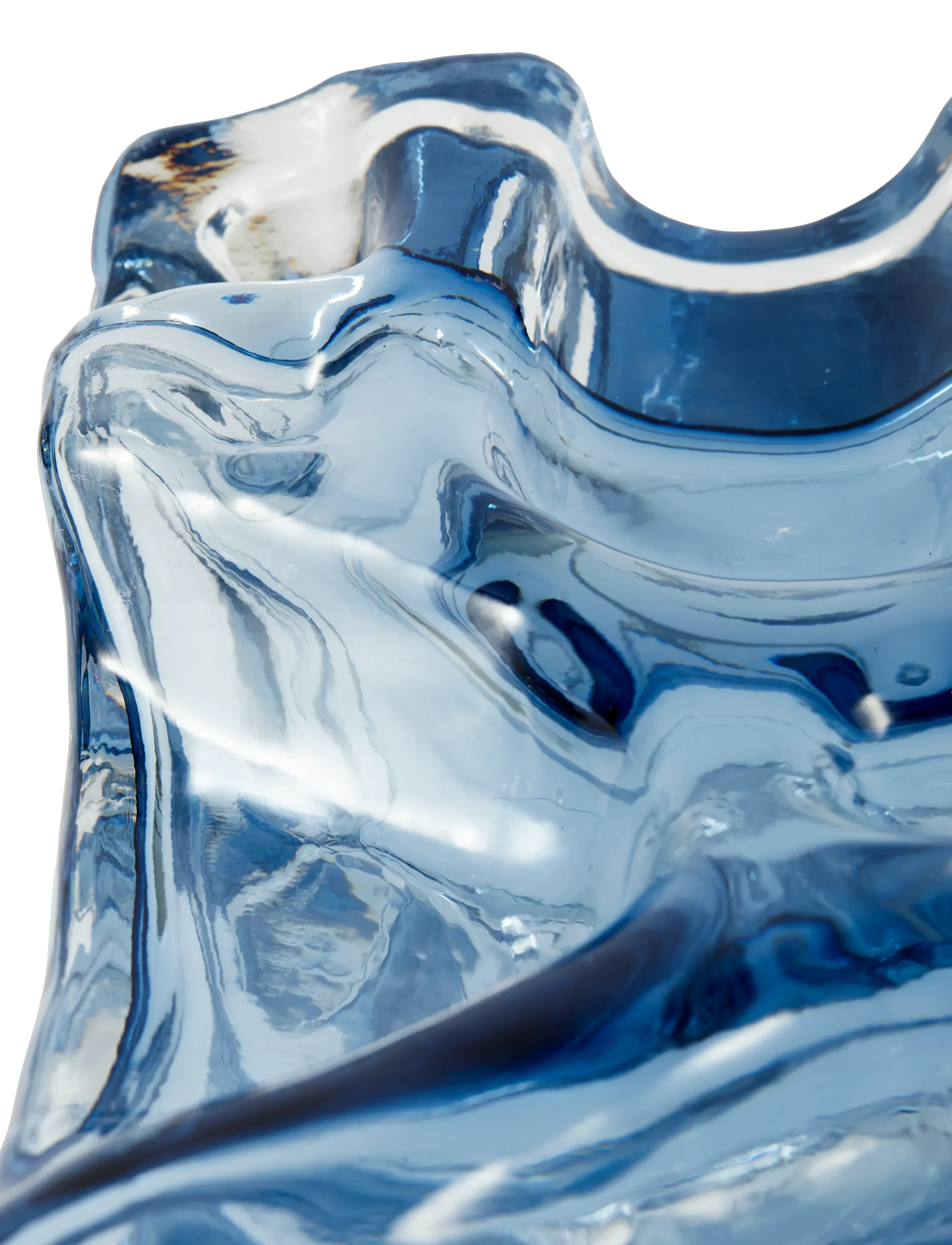 POLSPOTTEN - vase ice dark blue - dark blue - 4