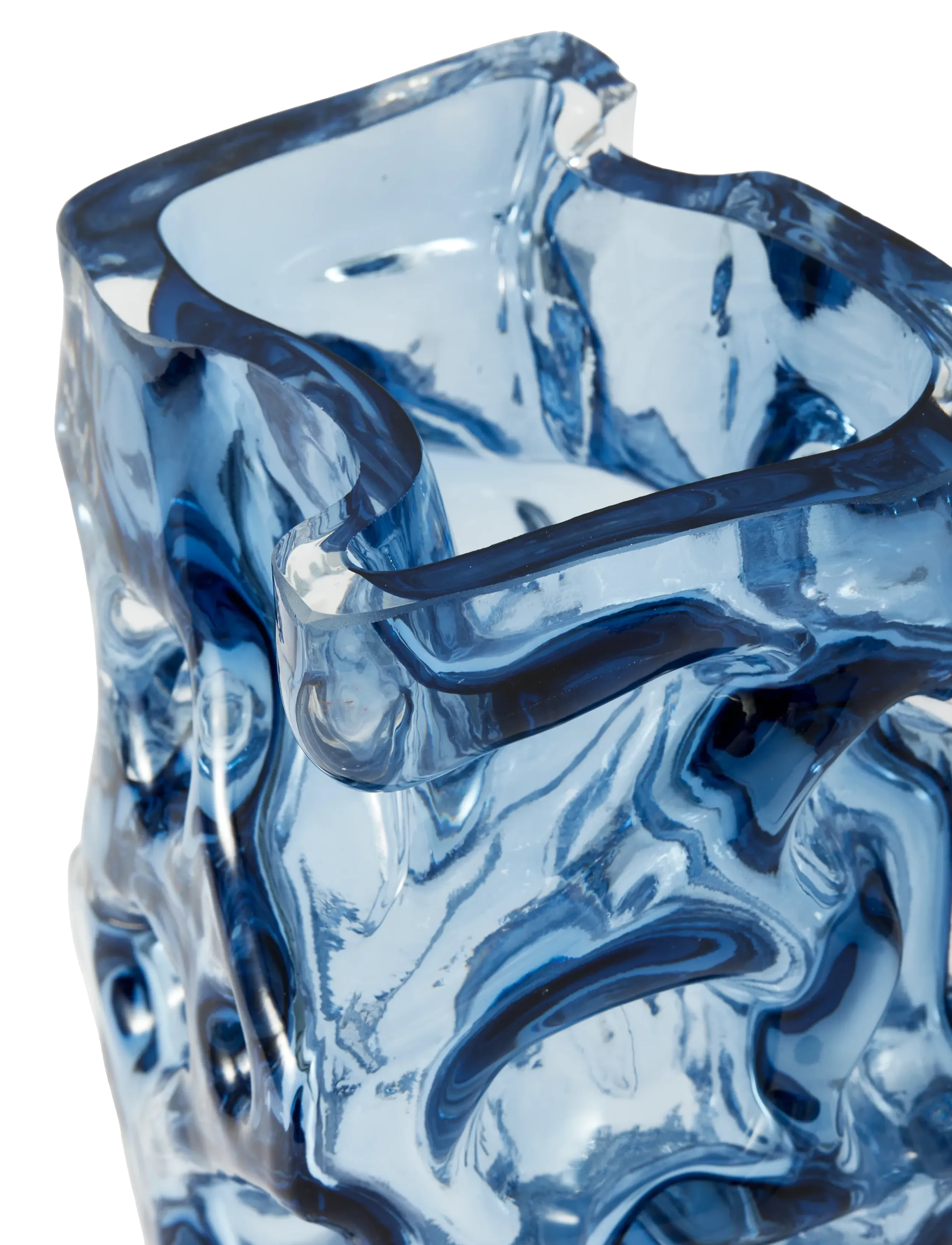 POLSPOTTEN - vase ice dark blue - dark blue - 5