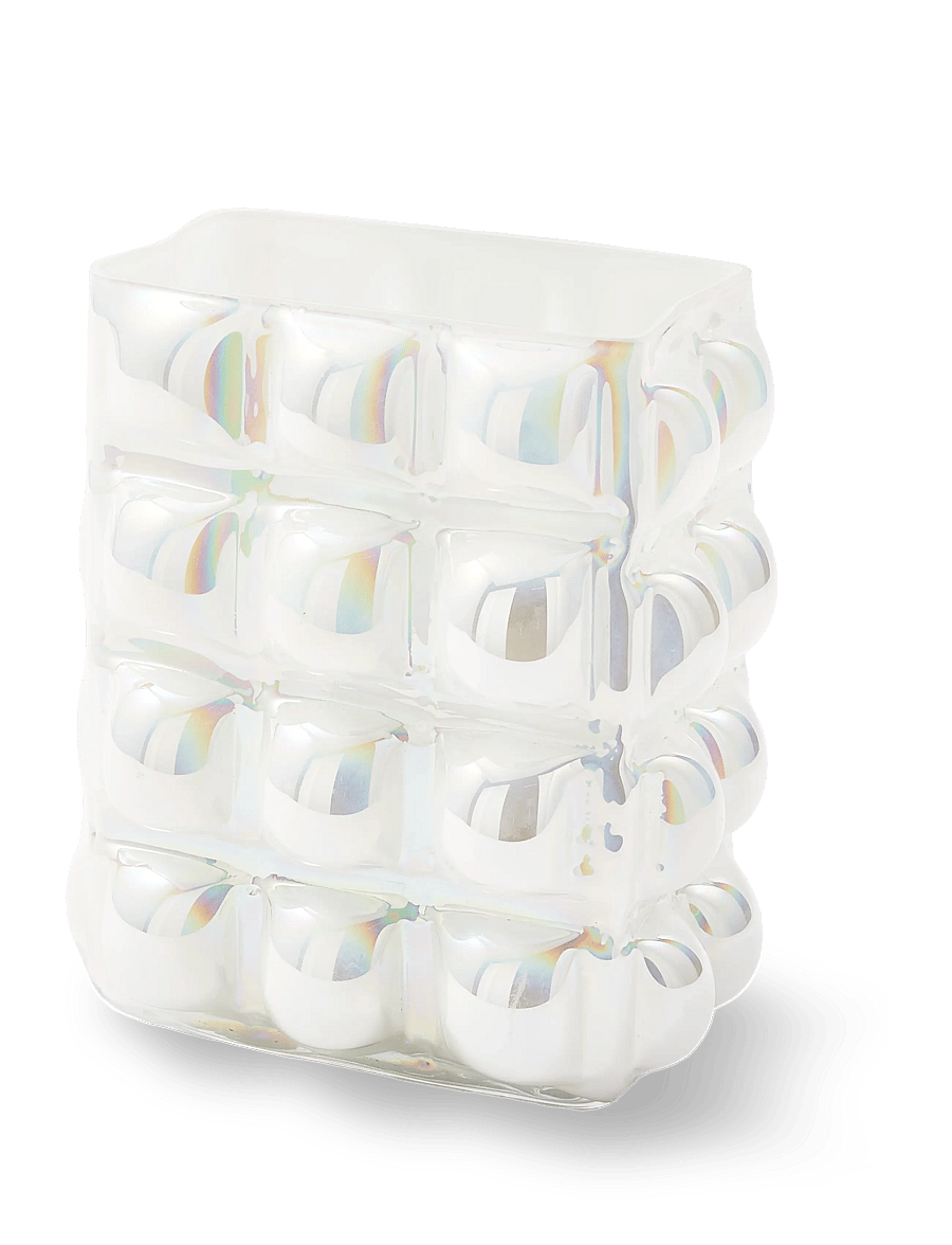 POLSPOTTEN - vase bubble - vasen - white - 1