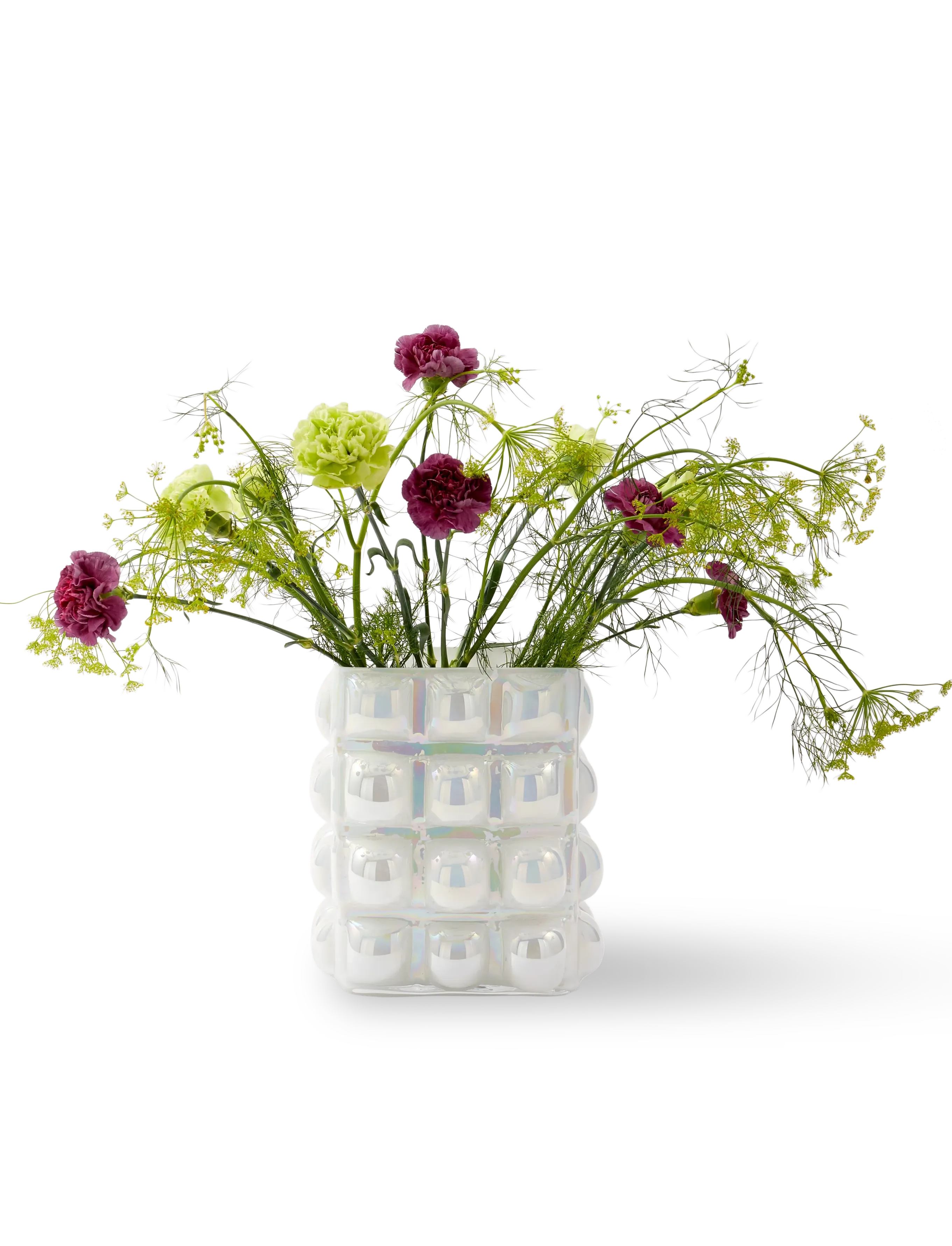 POLSPOTTEN Vase Bubble, L24X W19X H26.5 cm, Vases, Weiß - Other Homeware