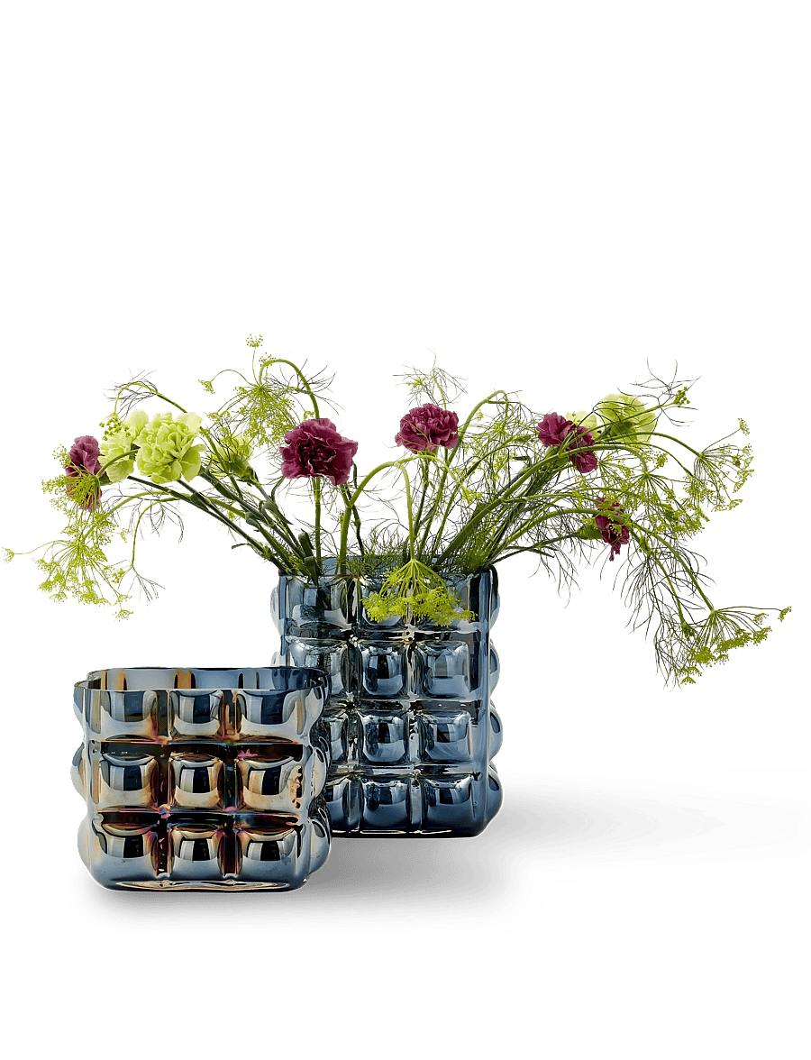 POLSPOTTEN - vase bubble - vasen - dark blue - 0