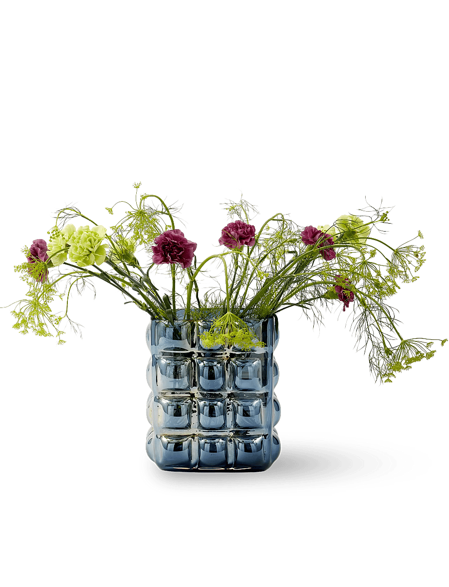 POLSPOTTEN - vase bubble - vasen - dark blue - 0