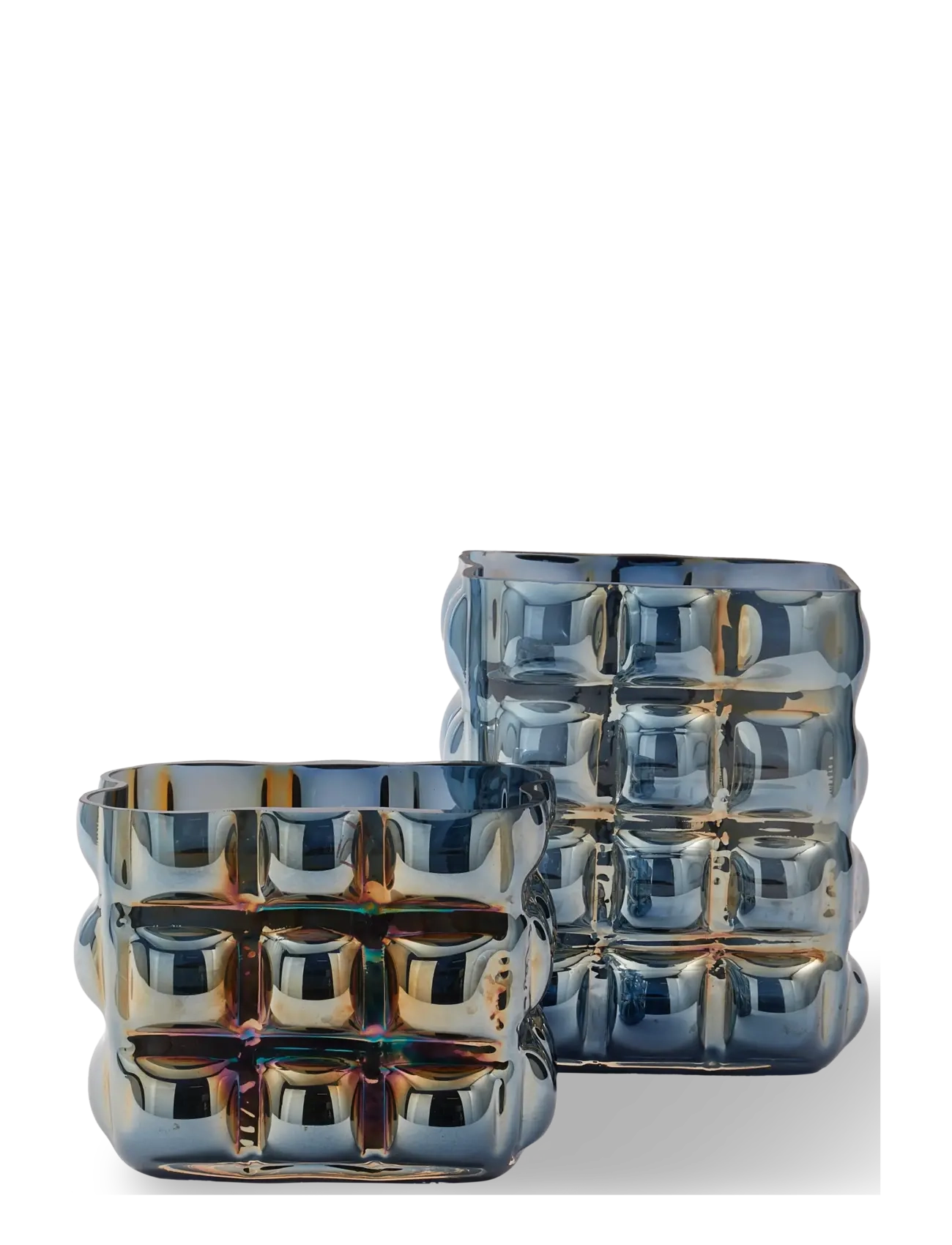 POLSPOTTEN - vase bubble dark blue L - dark blue - 3