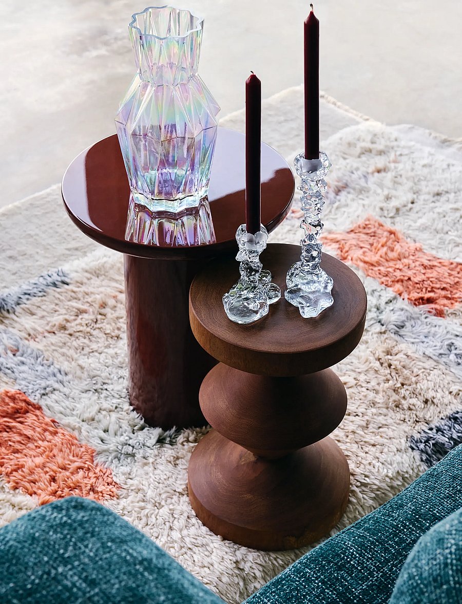 POLSPOTTEN - drip candle holder glass S - transparent - 0