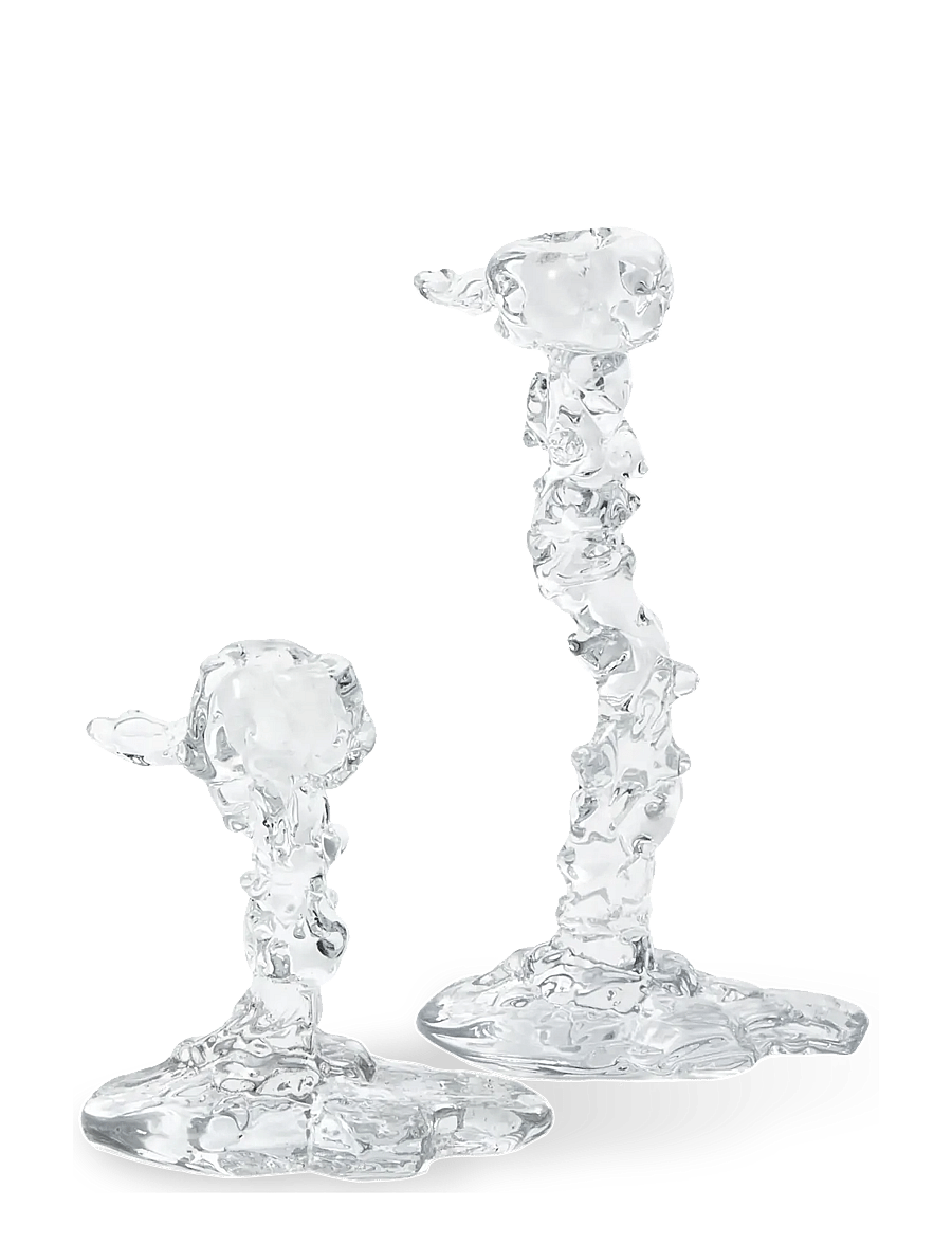 POLSPOTTEN - drip candle holder glass S - transparent - 2
