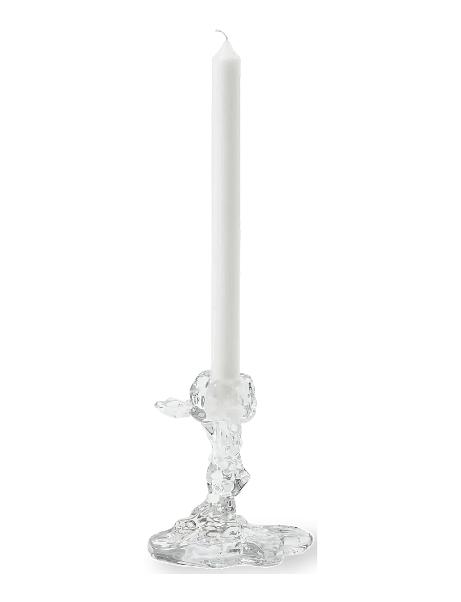 POLSPOTTEN - drip candle holder glass S - transparent - 4