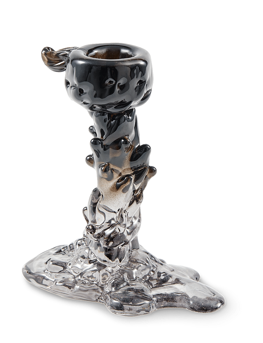 POLSPOTTEN - Drip candle holder - küünlajalad - black - 1