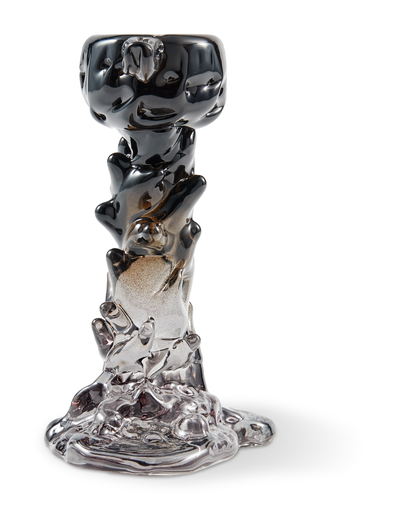 POLSPOTTEN - Drip candle holder  - ljusstakar - black - 4