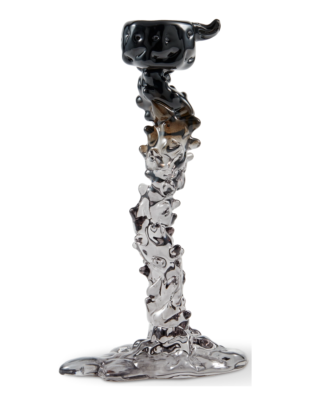 POLSPOTTEN - Drip candle holder  - küünlajalad - black - 3