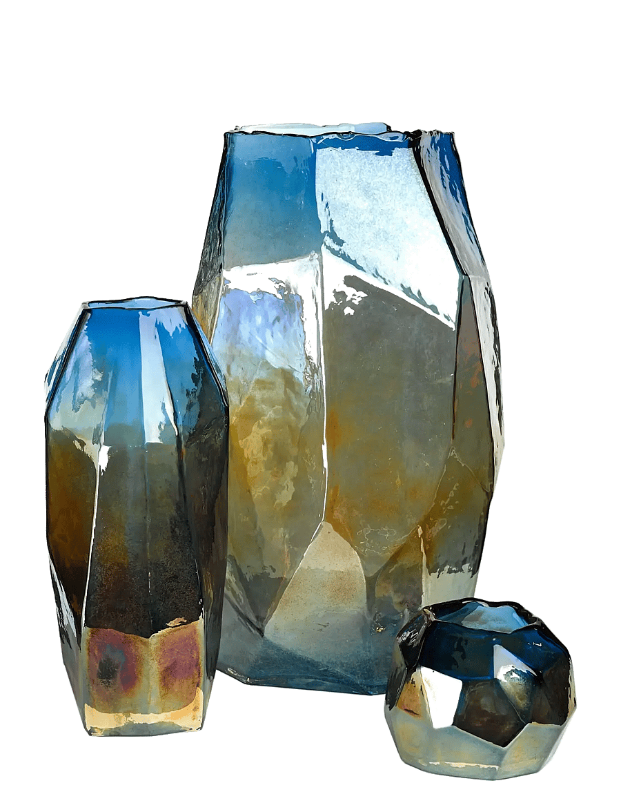 POLSPOTTEN - Vase graphic luster L - multi-colour - 1