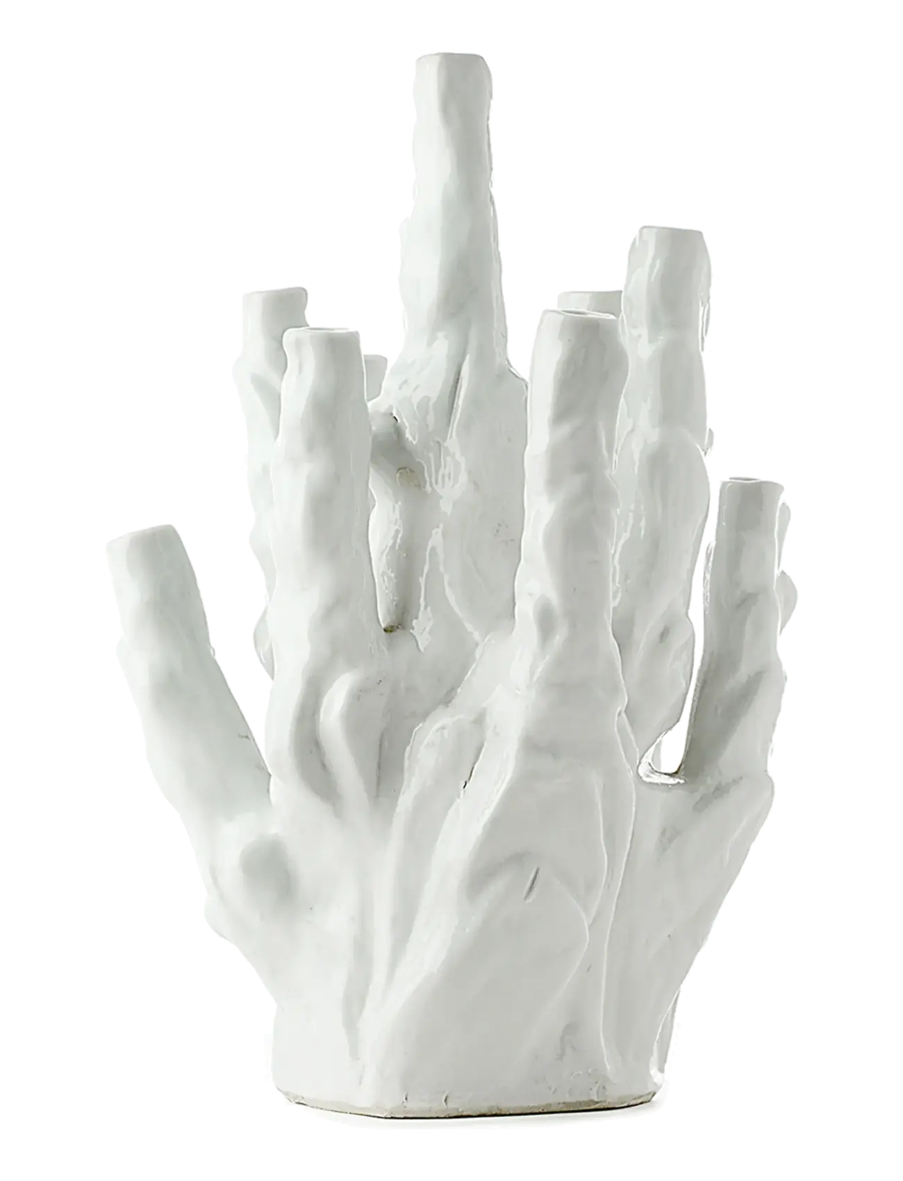 POLSPOTTEN Vase coral 10-tulips white - Interiør - WHITE / white