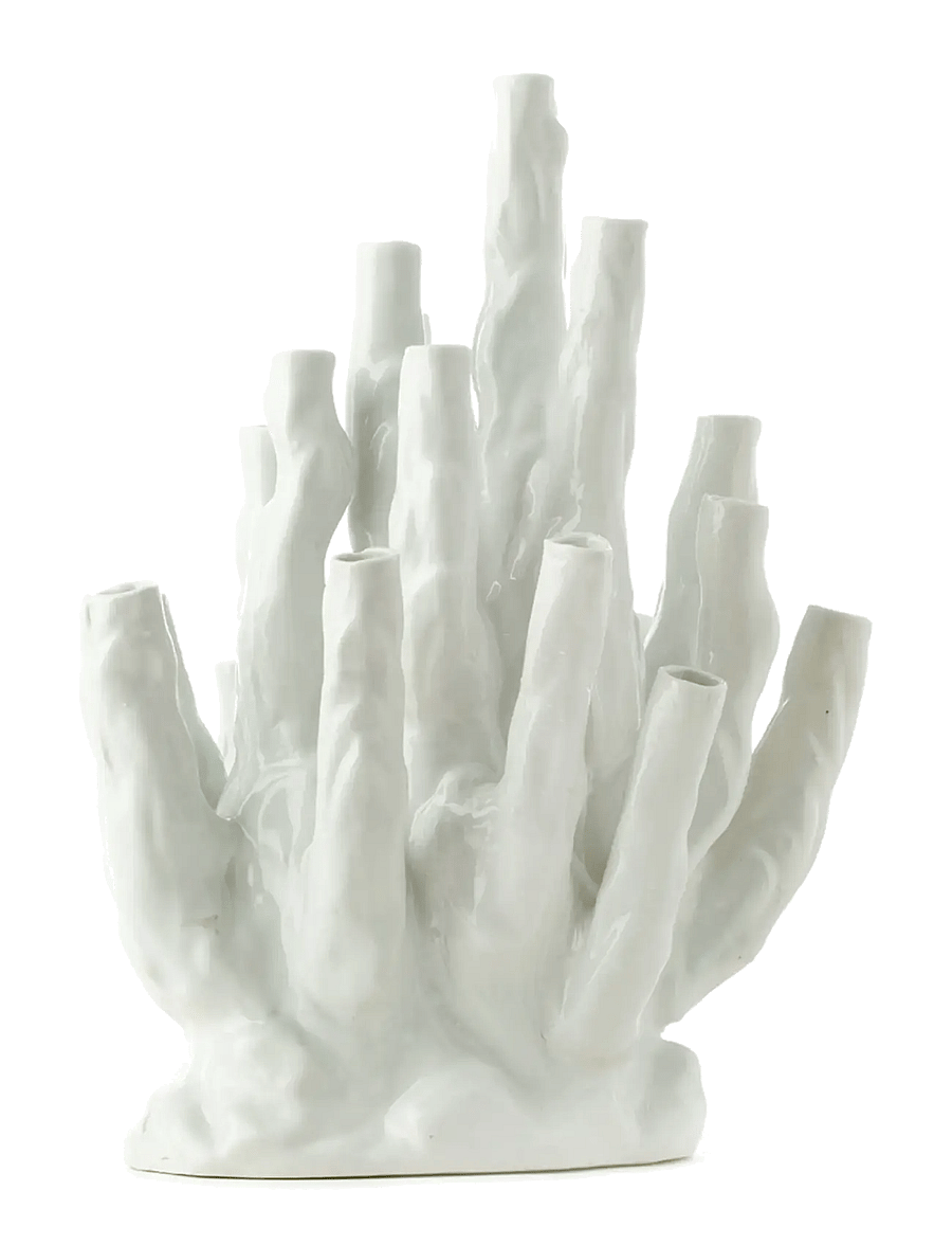 POLSPOTTEN - Vase coral 20-tulips white - white - 1