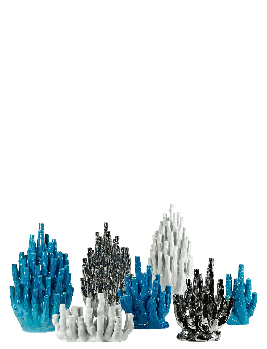 POLSPOTTEN - Vase coral reef white - white - 2