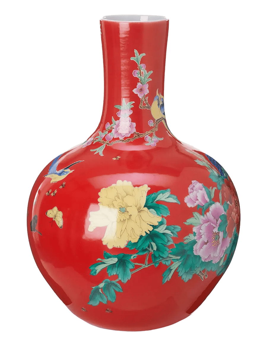 POLSPOTTEN - Ball body vase - vaasid - coral red - 2