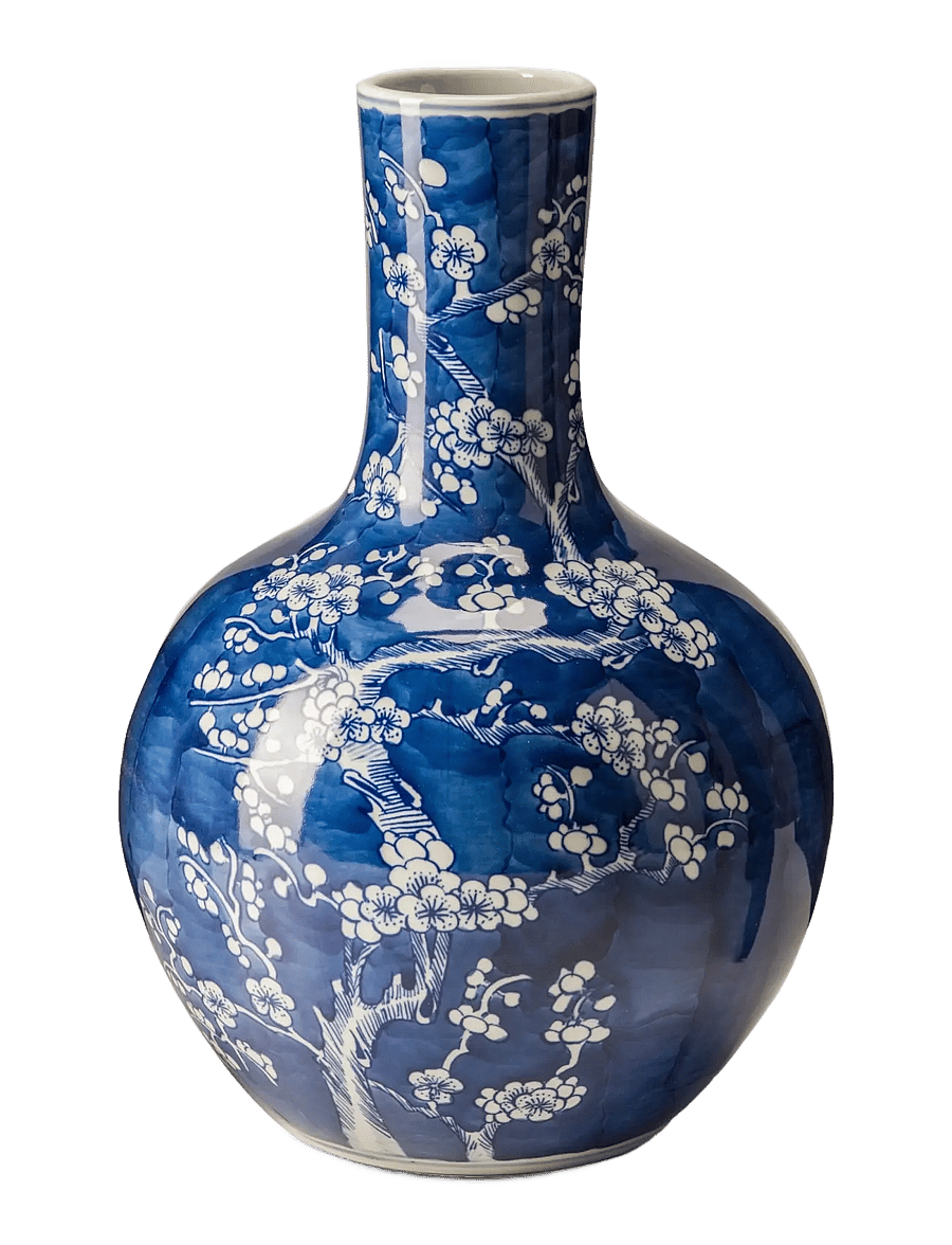 POLSPOTTEN - Vase Blossom blue L - vasen - dark blue - 1