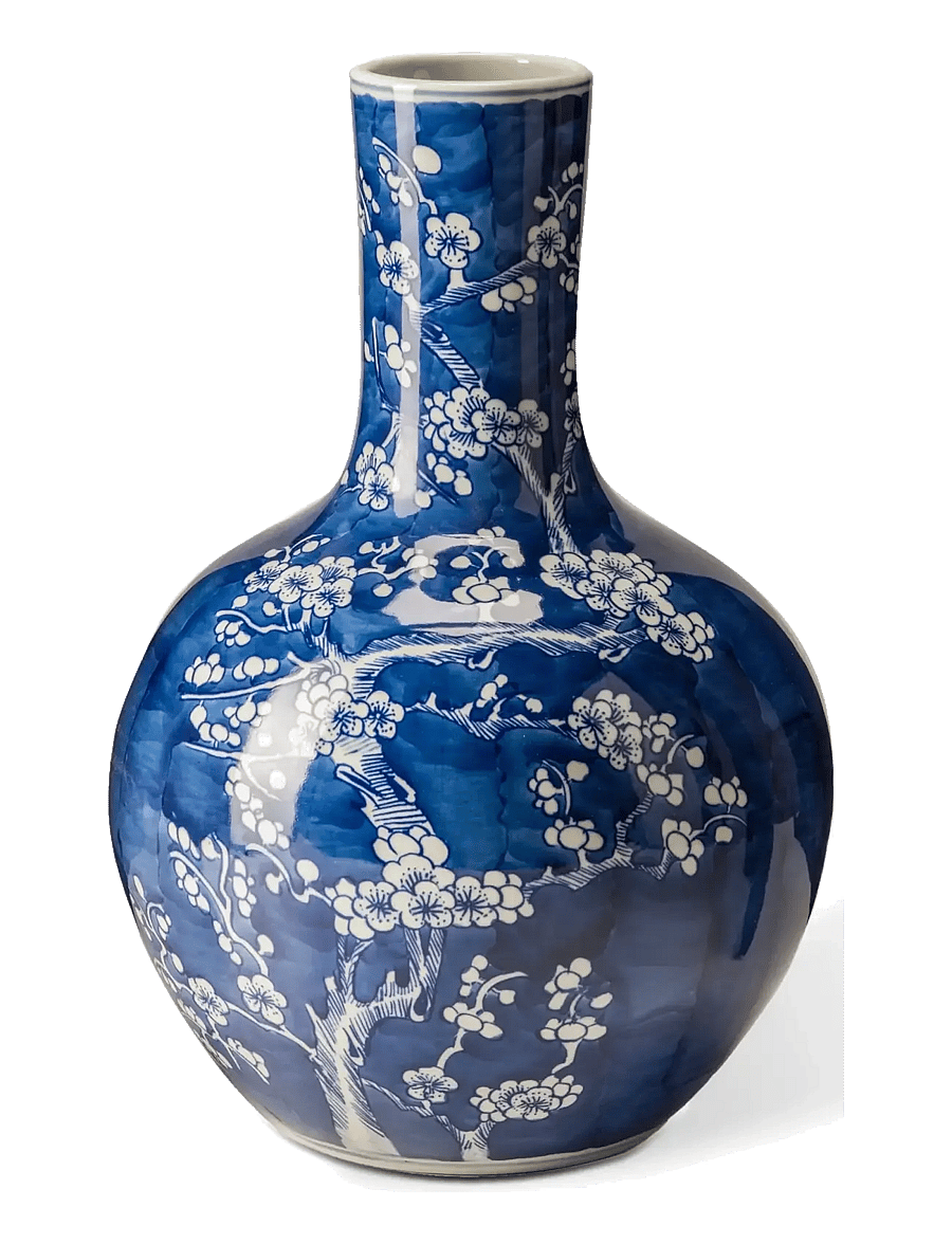 POLSPOTTEN - Vase Blossom - dark blue - 1