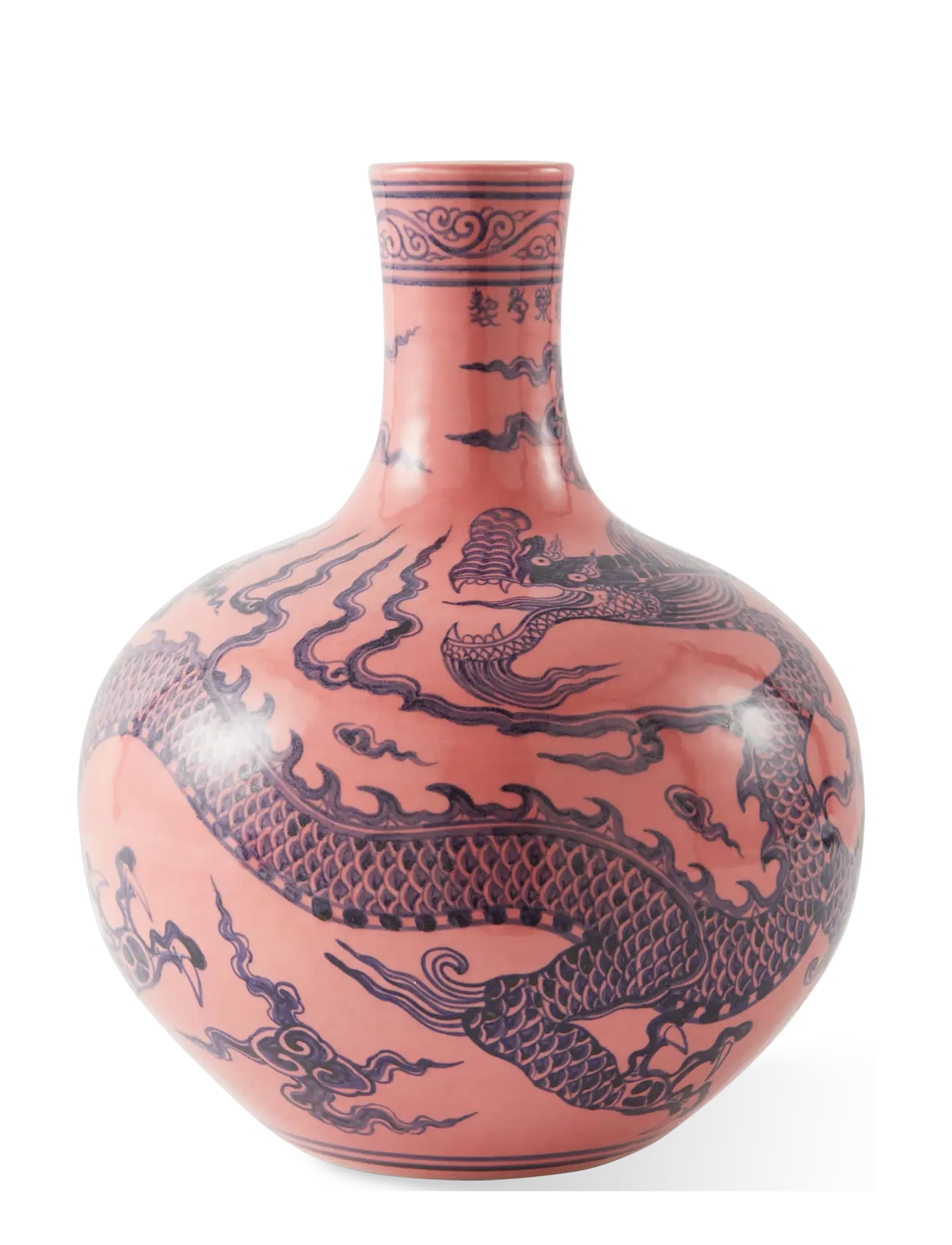 POLSPOTTEN - vase dragon pink - vaser - light pink - 2