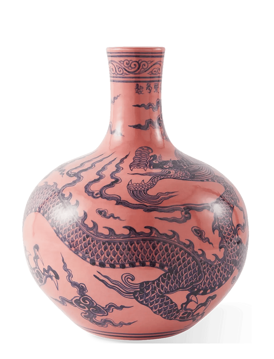 POLSPOTTEN - vase dragon pink - vasen - light pink - 2