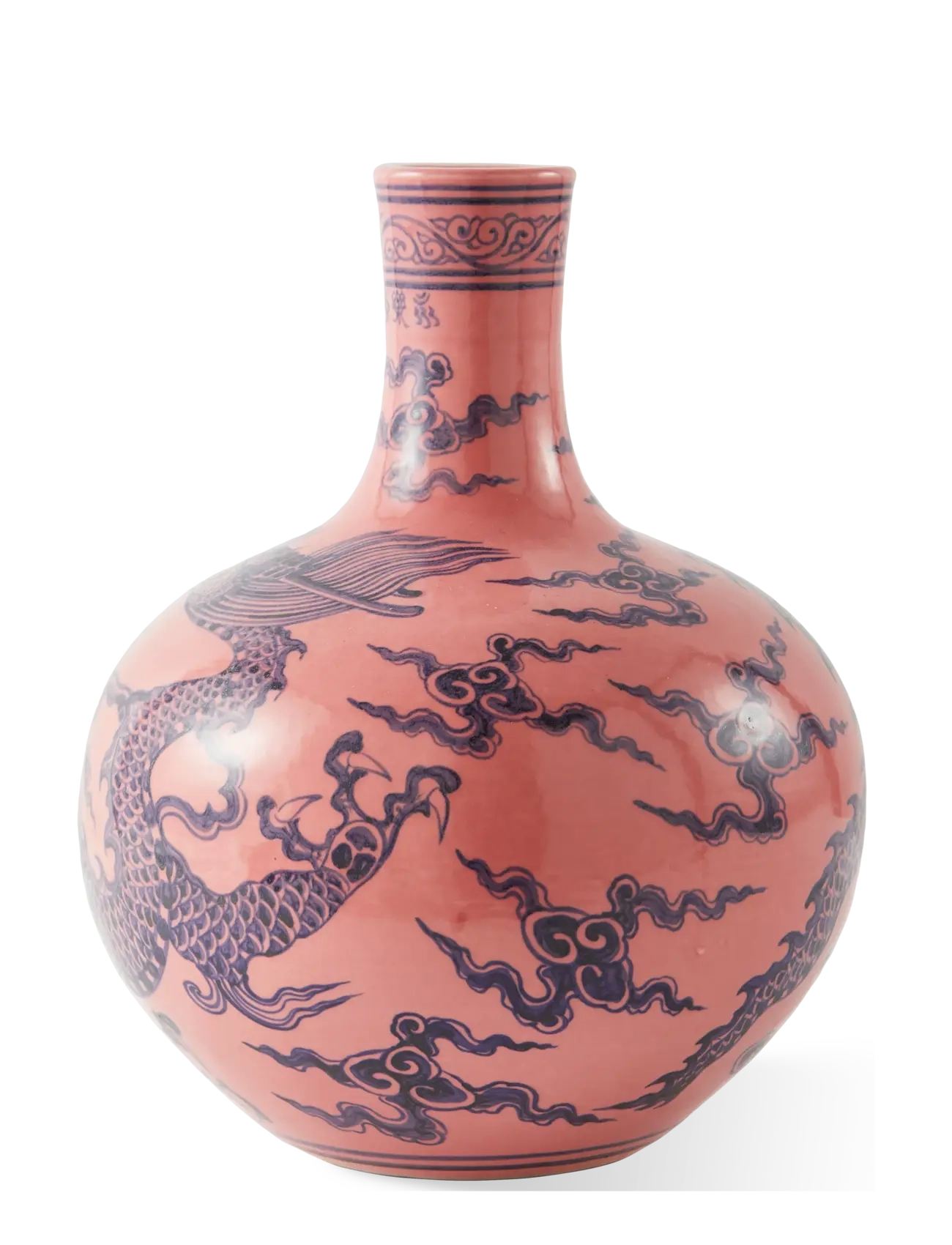 POLSPOTTEN - vase dragon pink - vaser - light pink - 3
