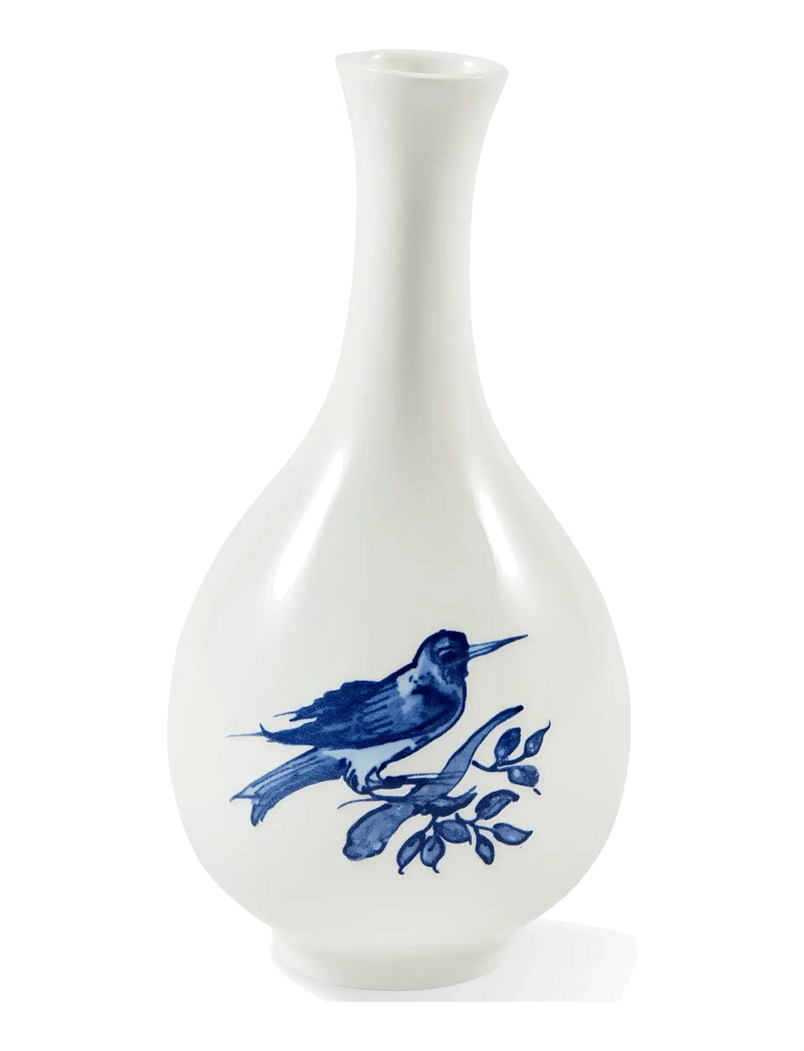 POLSPOTTEN - vase small bird orange - orange - 1