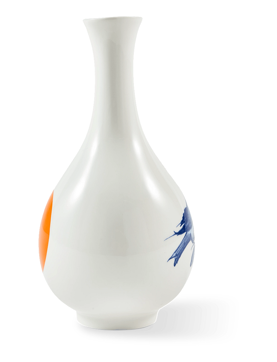 POLSPOTTEN - vase small bird - vaasid - orange - 2