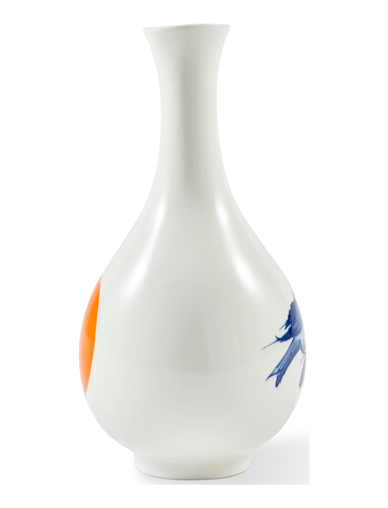 POLSPOTTEN - vase small bird orange - orange - 2