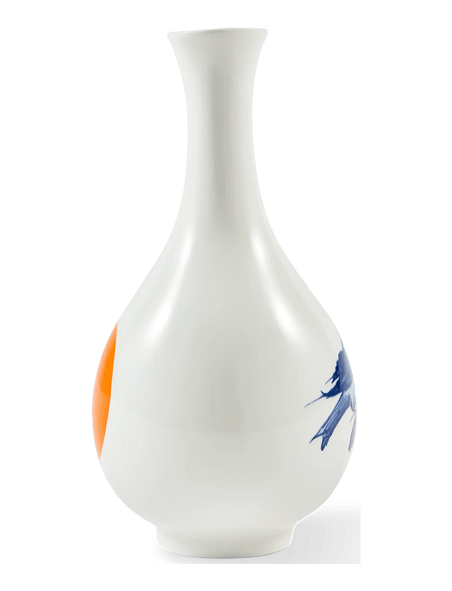 POLSPOTTEN - vase small bird orange - orange - 2