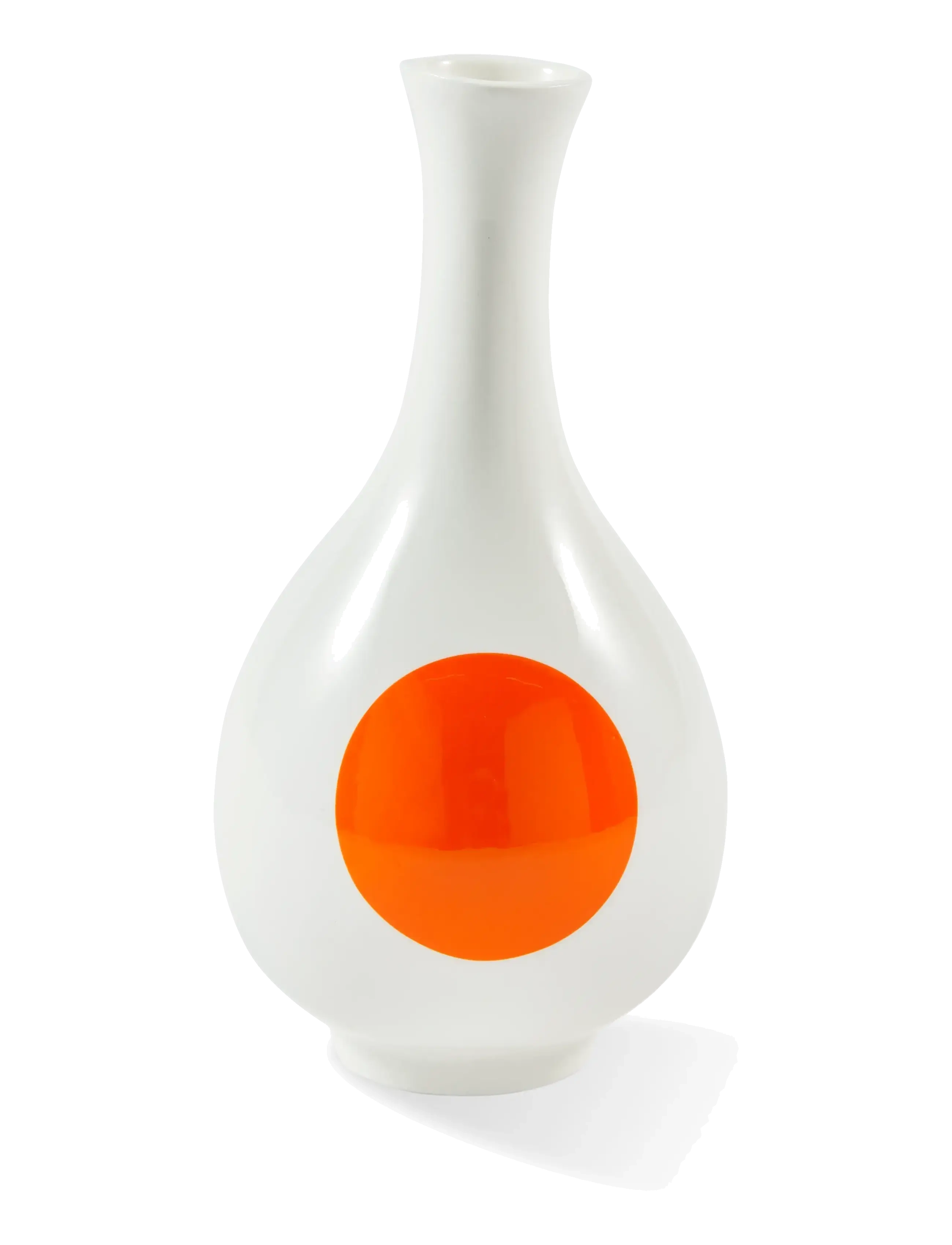 POLSPOTTEN - vase small bird orange - orange - 5