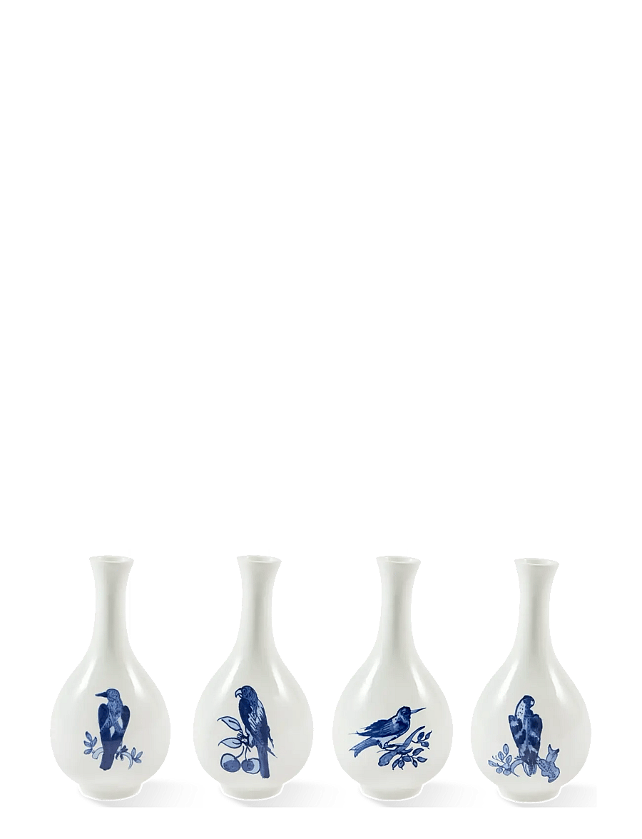 POLSPOTTEN - vase small bird blue - dark blue - 5