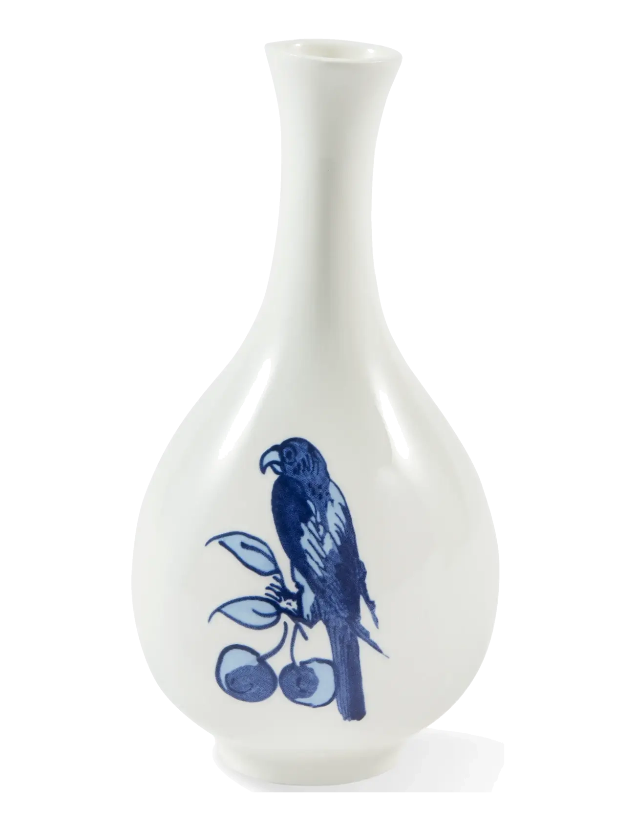 POLSPOTTEN Vase Small Bird, Ø8.7X H17 cm, Vases, Weiß - Other Homeware
