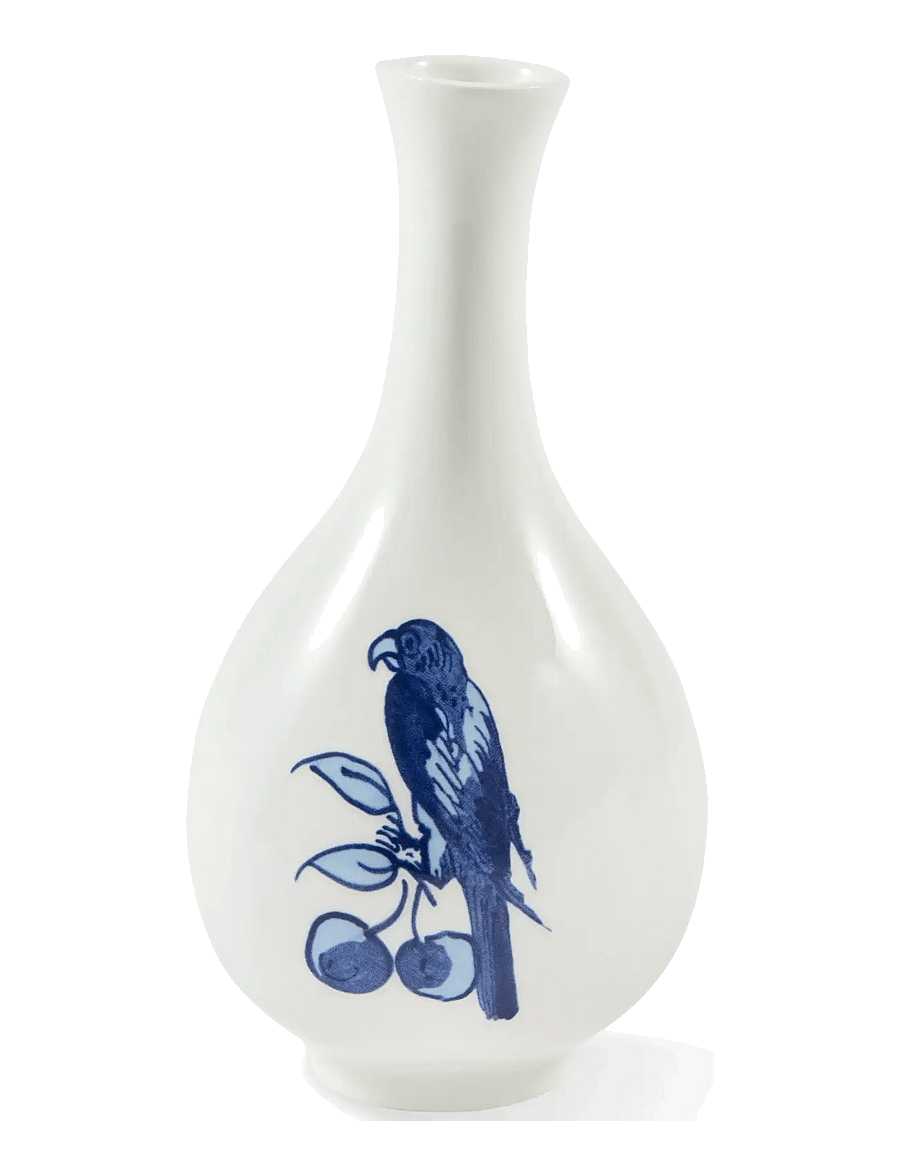 POLSPOTTEN - vase small bird green - dark green - 1