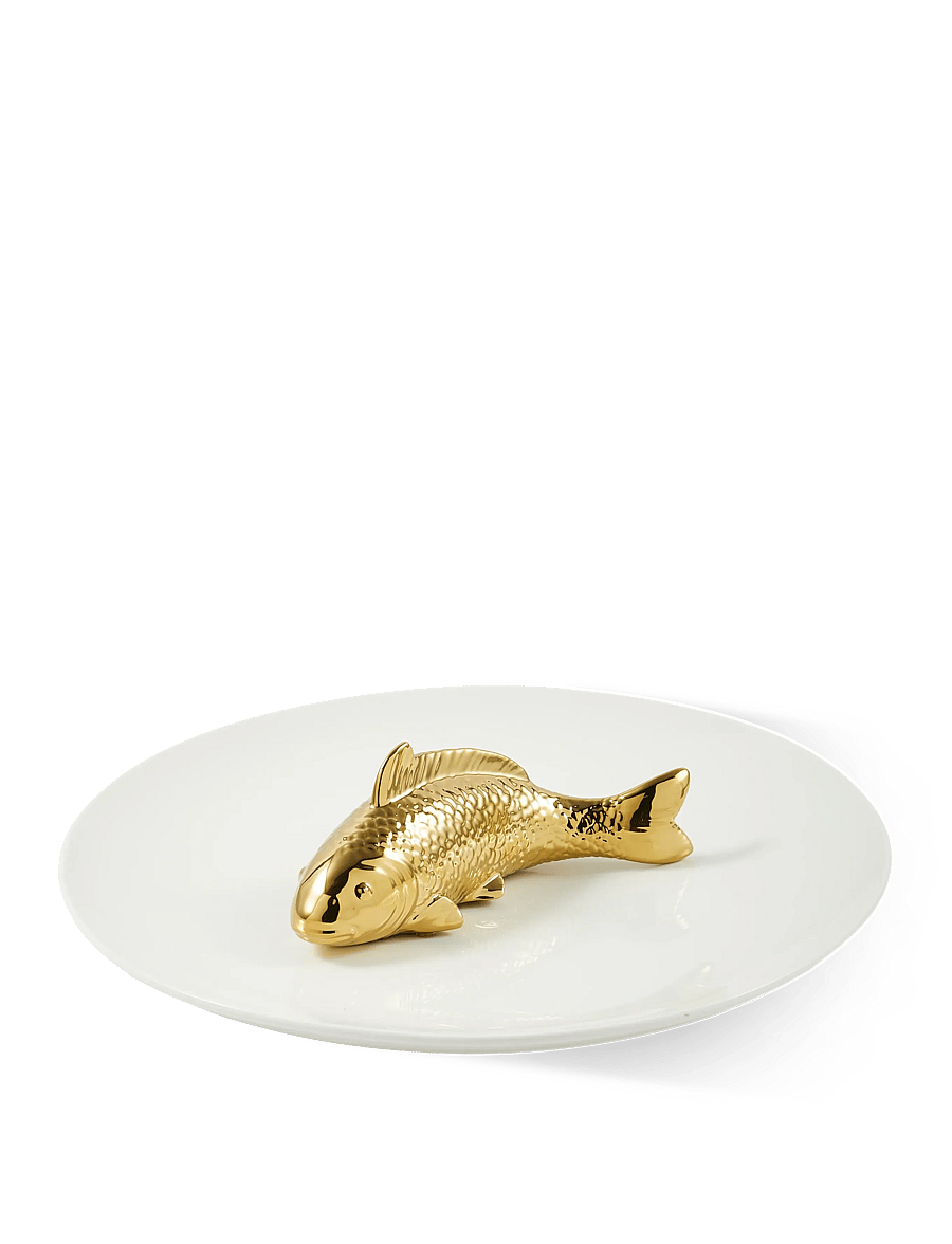 POLSPOTTEN - plate tuna fish - figuren & skulpturen - white - 0