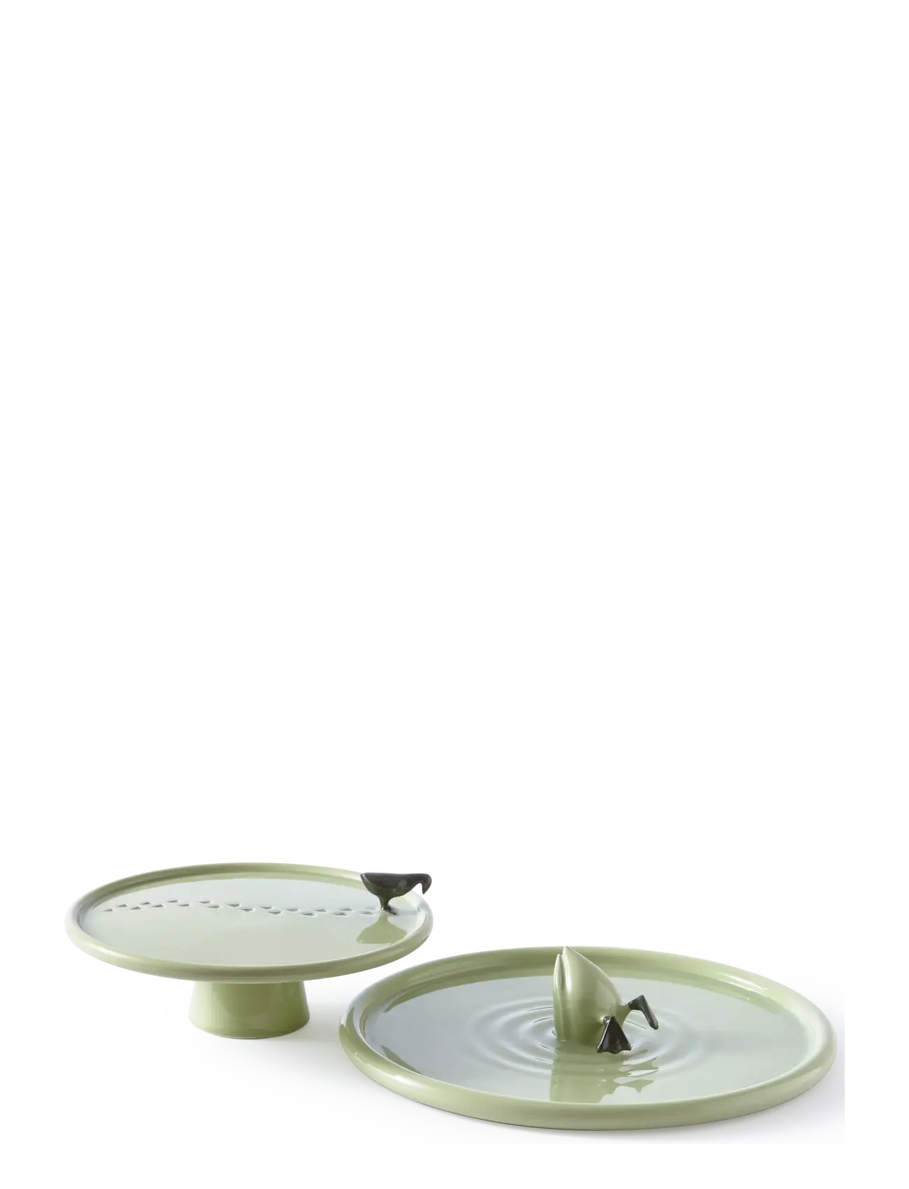 POLSPOTTEN - plate diving duck - green grey - 2