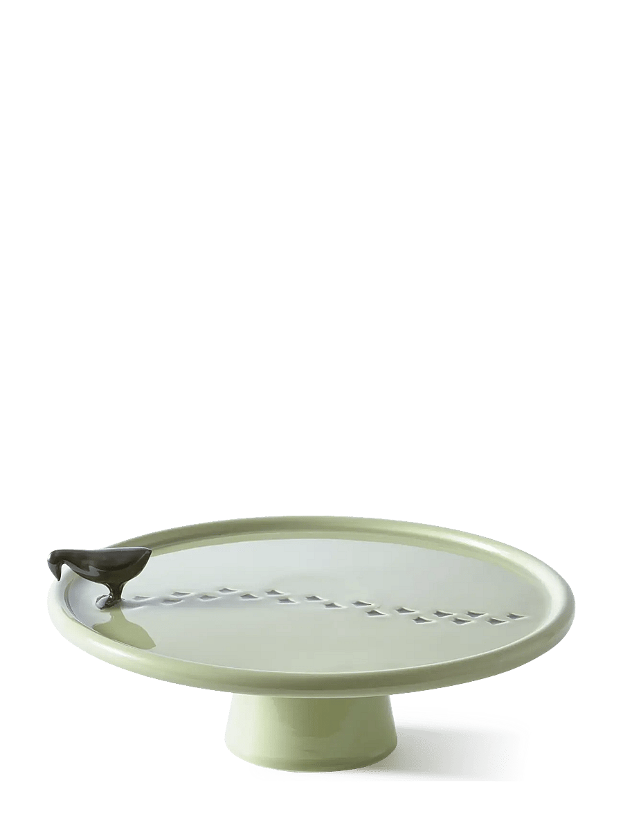 POLSPOTTEN - plate walking duck - green grey - 1