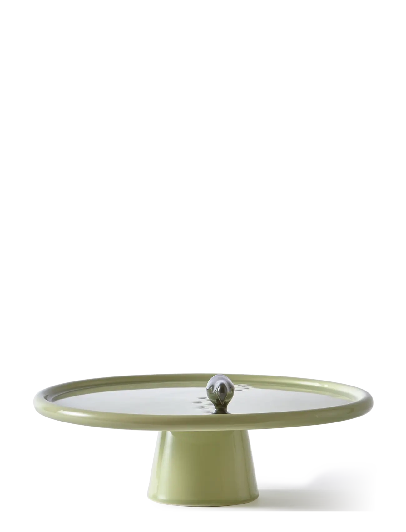 POLSPOTTEN - plate walking duck - green grey - 3