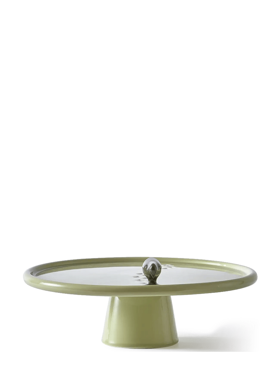 POLSPOTTEN - plate walking duck - green grey - 3