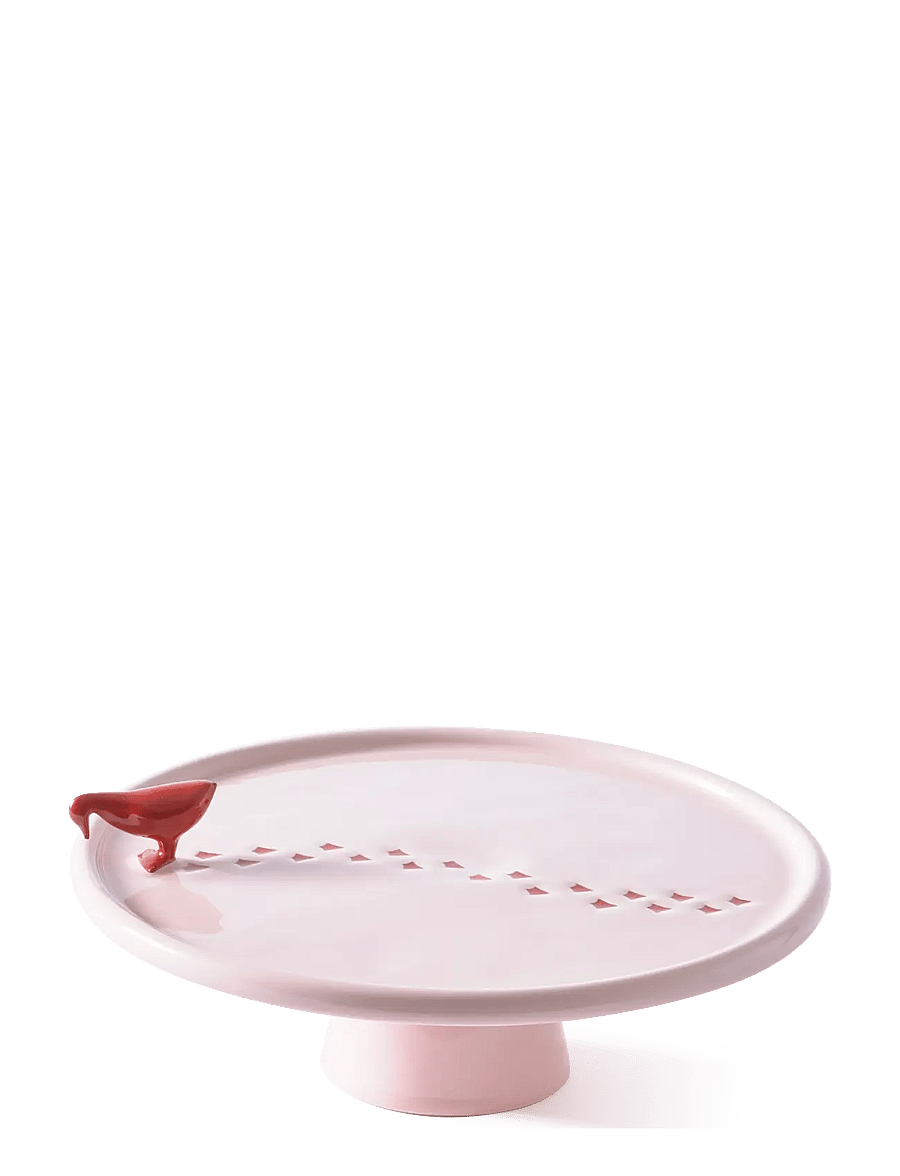 POLSPOTTEN - plate walking duck - kuchenplatten - light pink - 1
