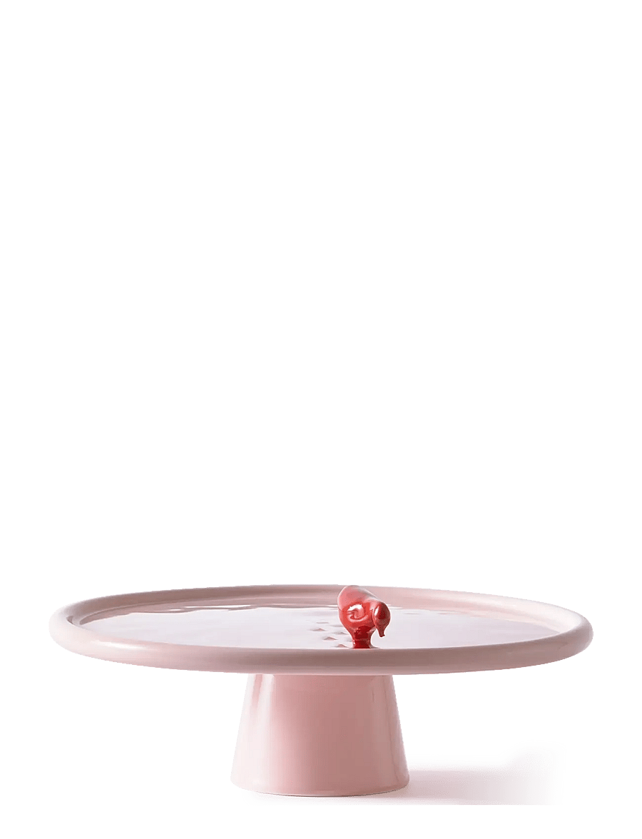 POLSPOTTEN - plate walking duck - kuchenplatten - light pink - 3
