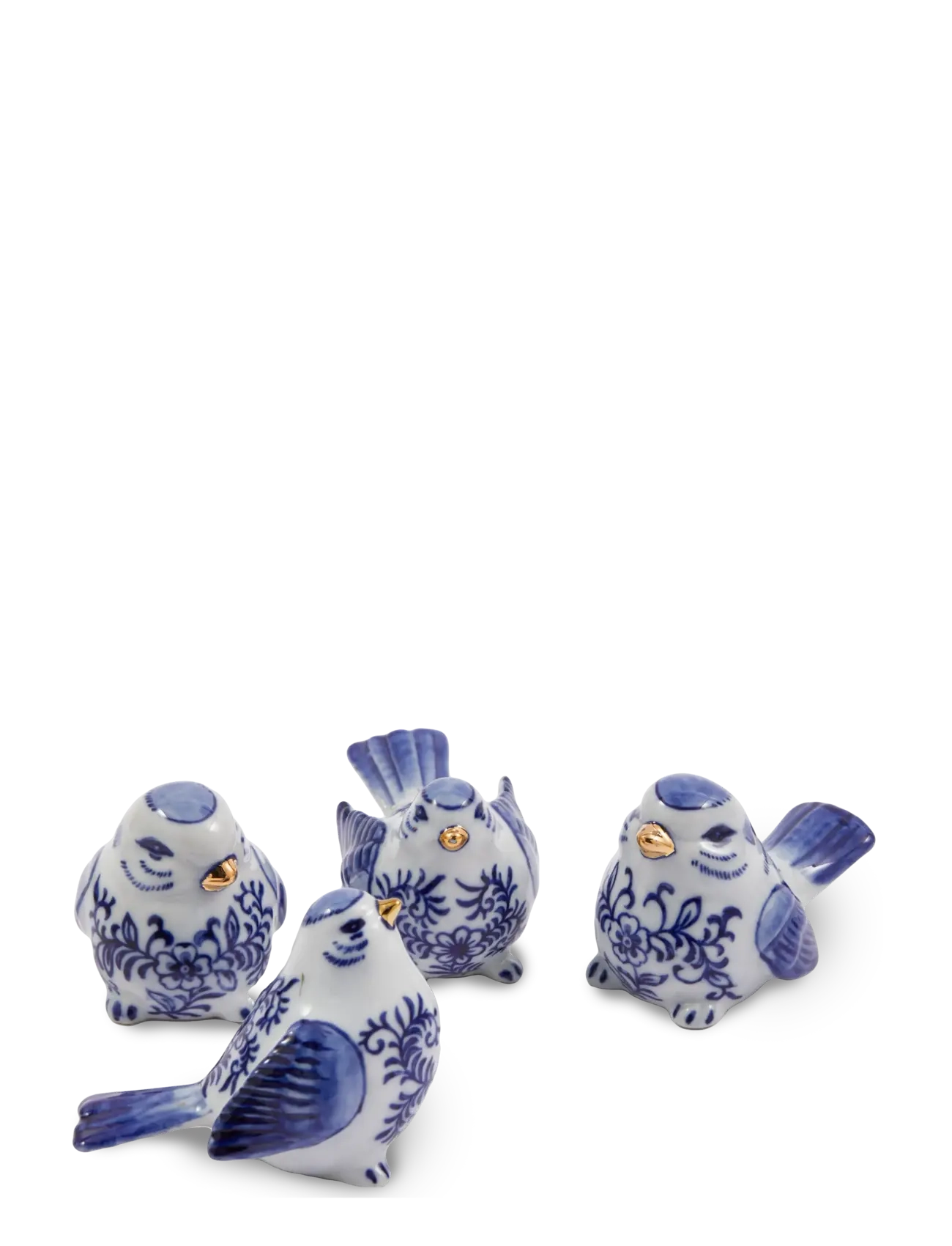 POLSPOTTEN blue bird family set 4 - Pakkumised - DARK BLUE / blue