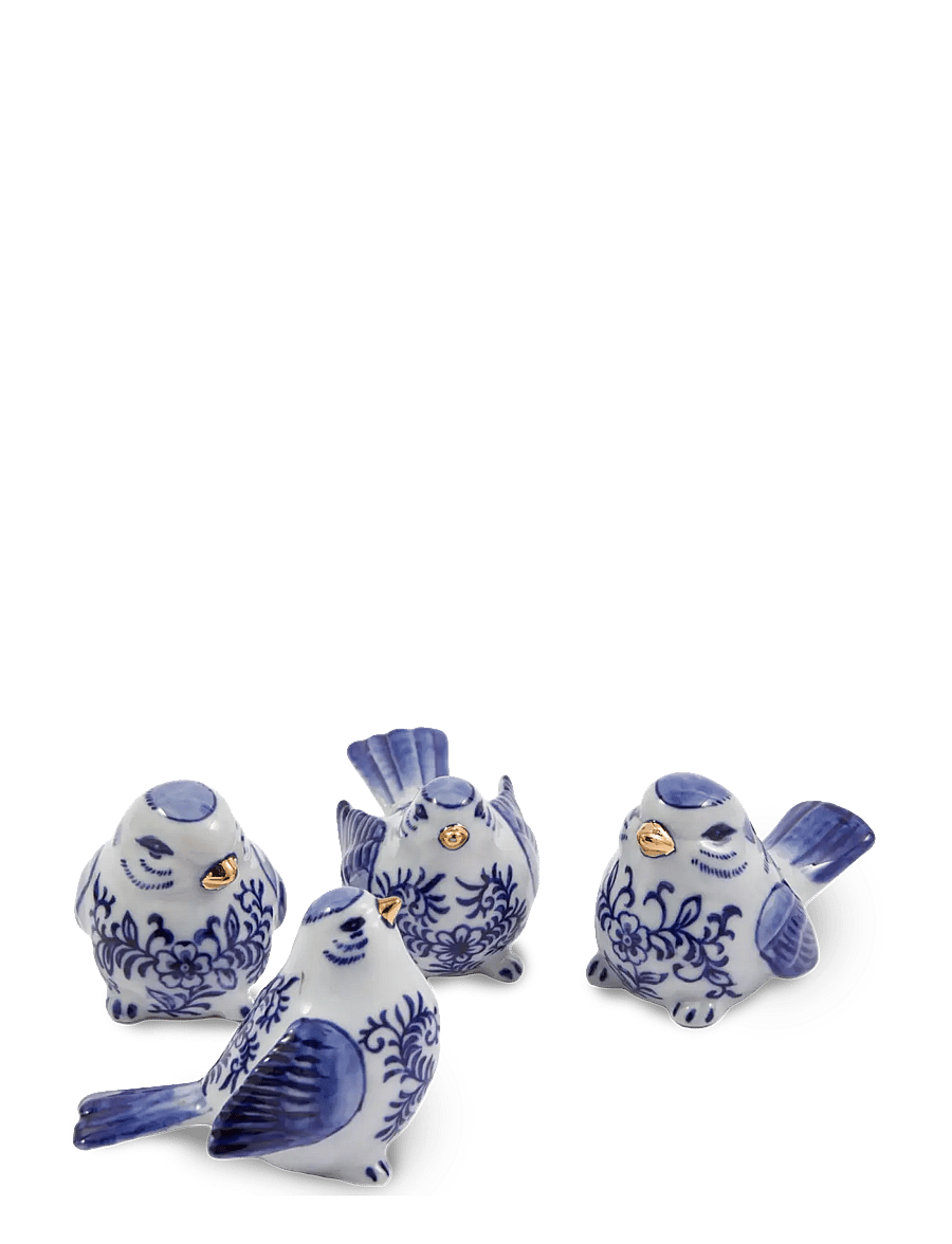 POLSPOTTEN - blue bird family set 4 - dark blue - 1