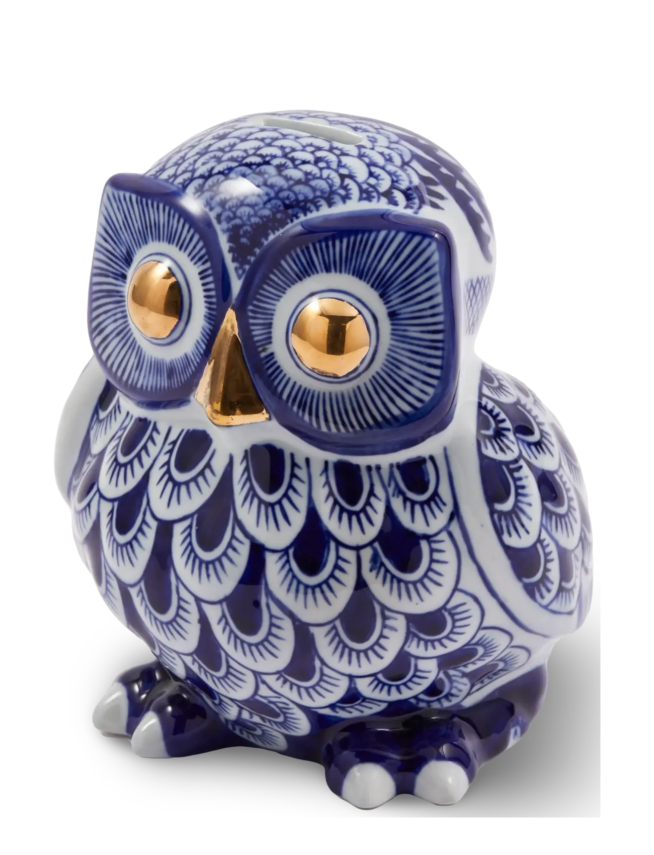 POLSPOTTEN piggy bank owl - Julegaver - DARK BLUE / navy