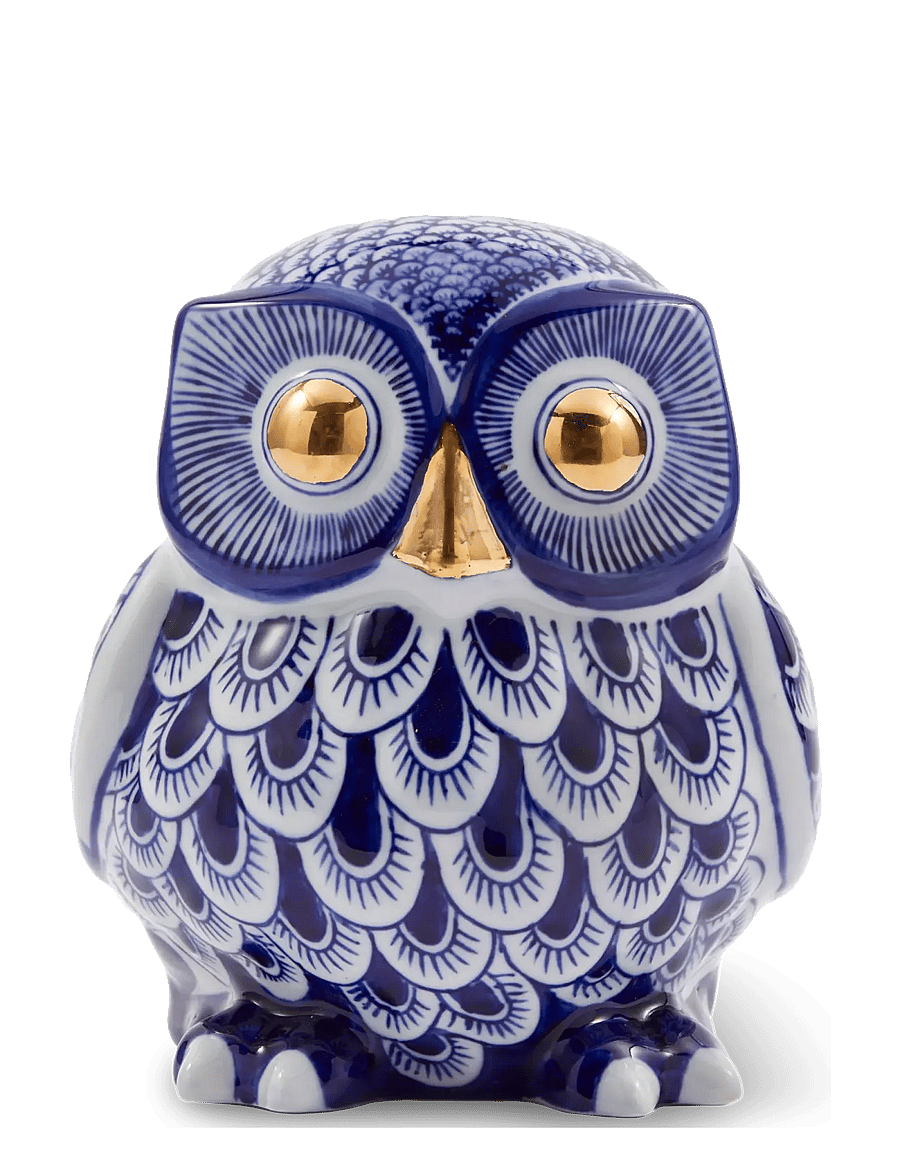 POLSPOTTEN - piggy bank owl - dark blue - 2