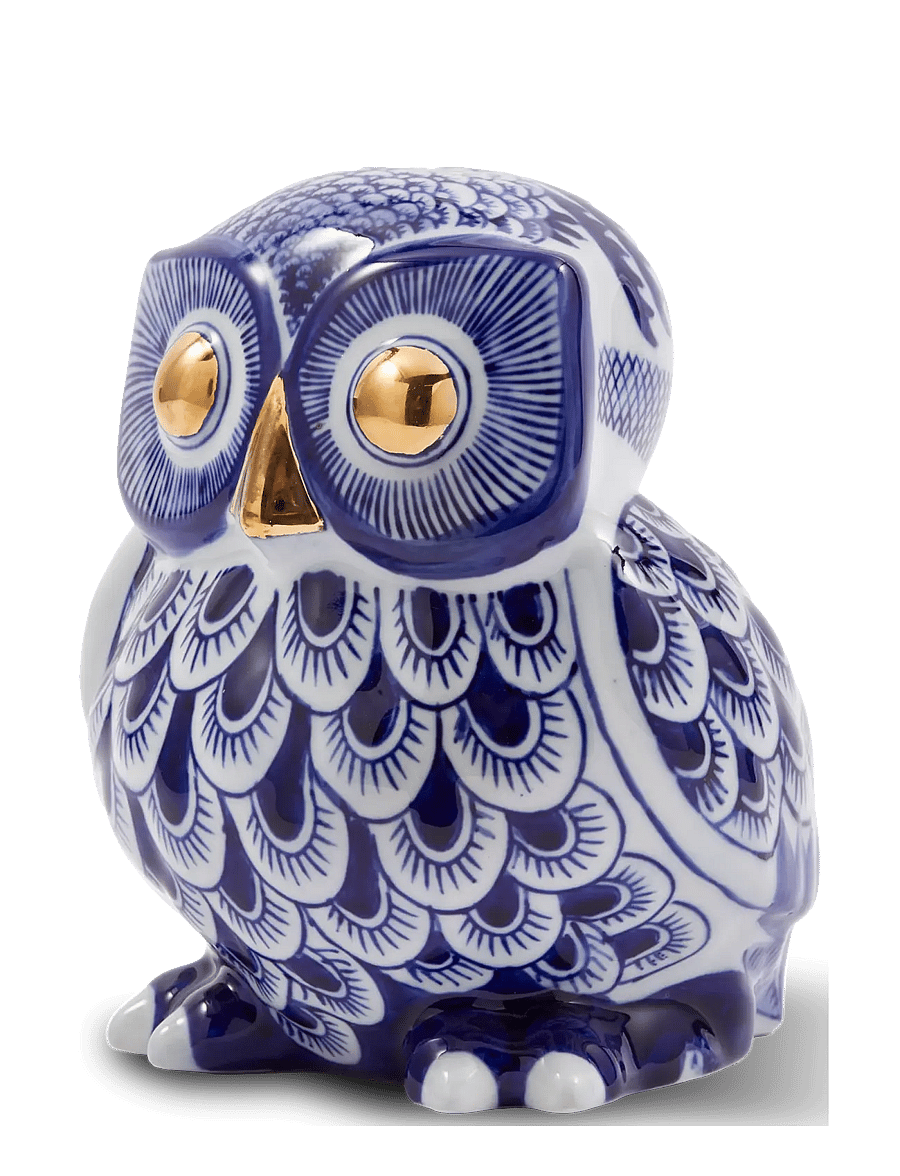 POLSPOTTEN - piggy bank owl - dark blue - 3