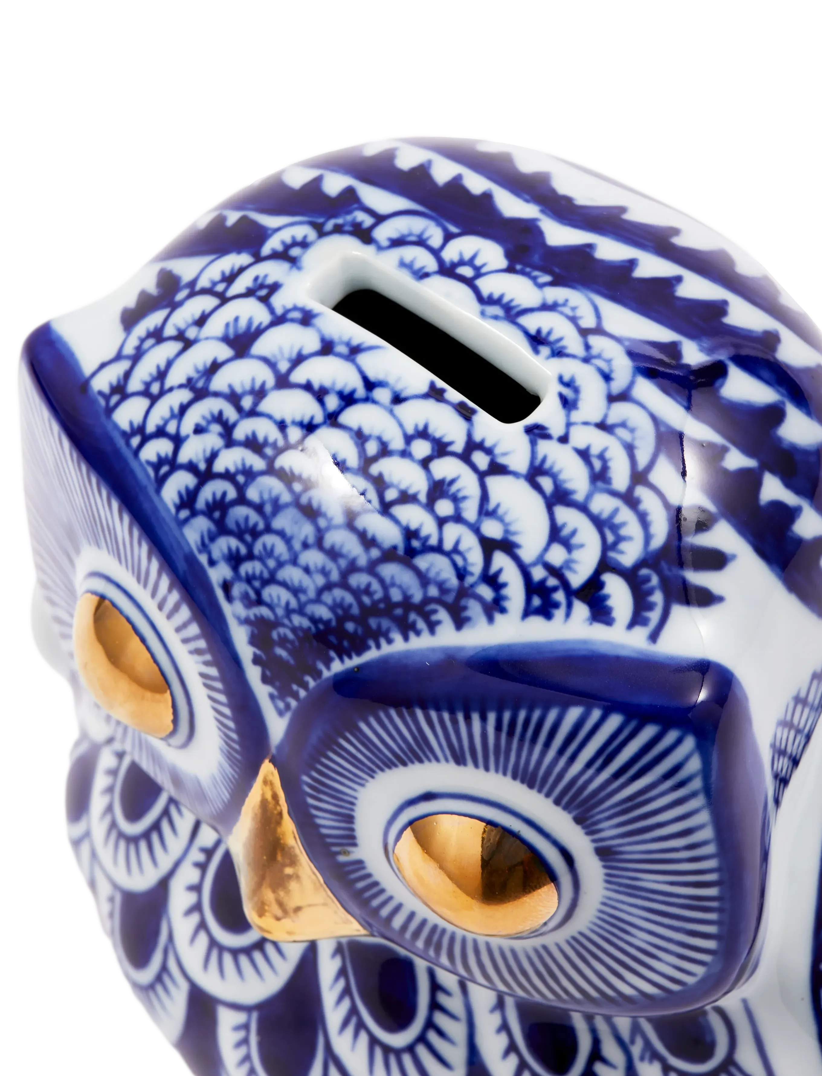 POLSPOTTEN - piggy bank owl - dark blue - 5