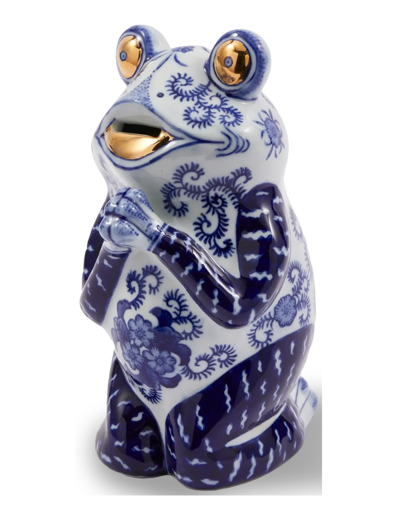 POLSPOTTEN piggy bank frog - POLSPOTTEN - DARK BLUE / navy